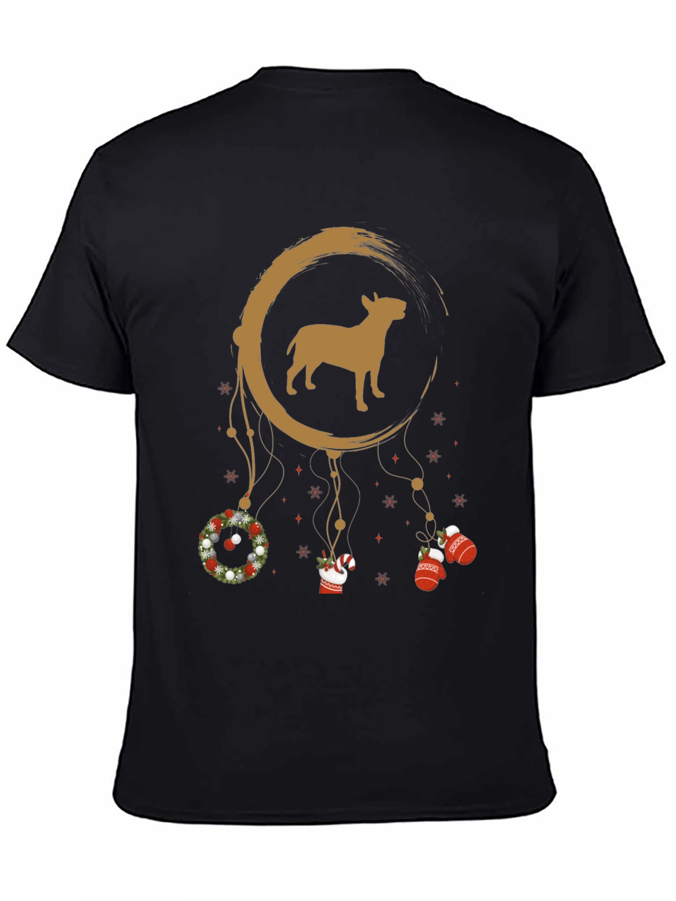 Bull Terrier Christmas Dreamcatcher T-Shirt
