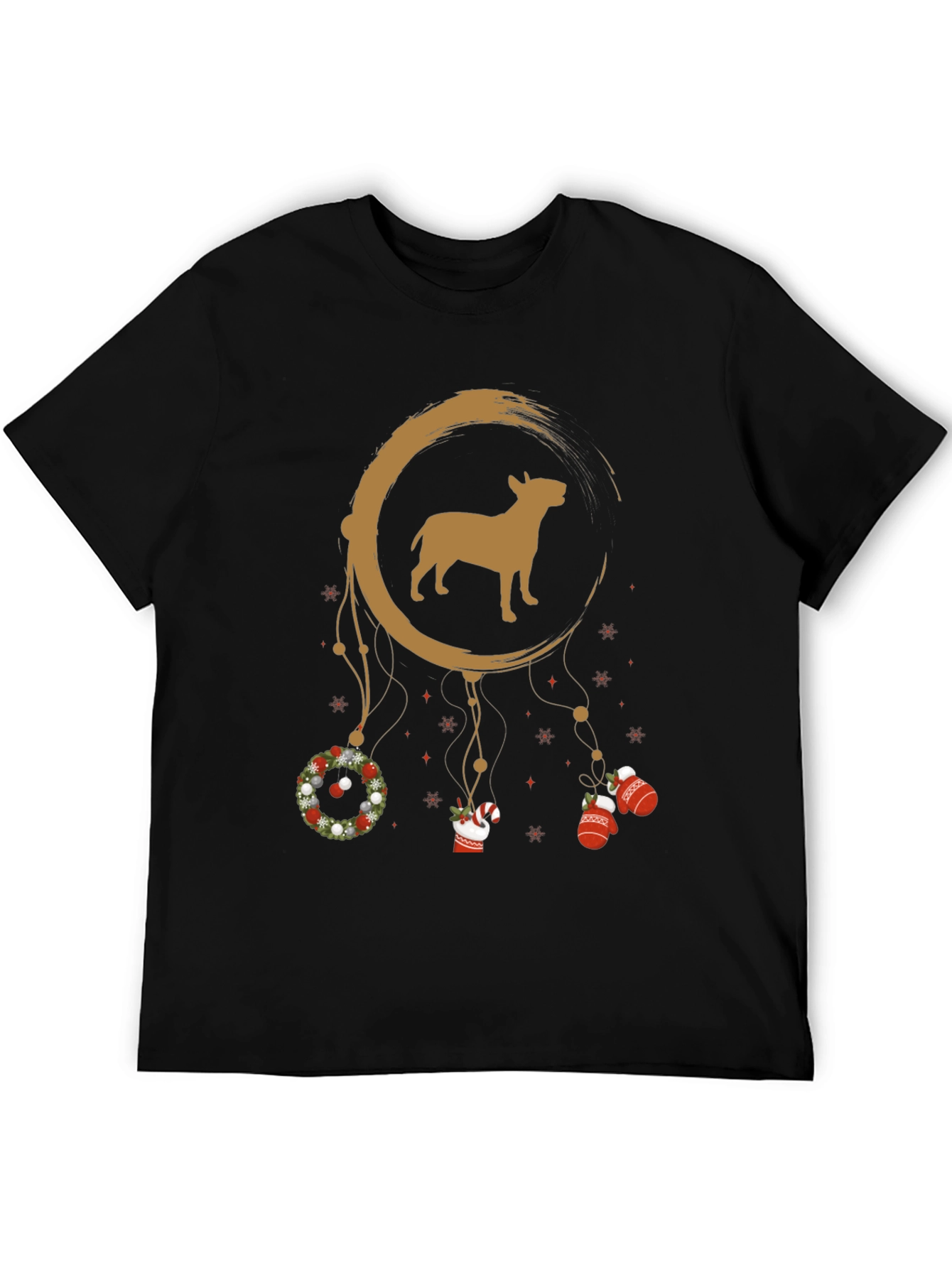 Bull Terrier Christmas Dreamcatcher T-Shirt