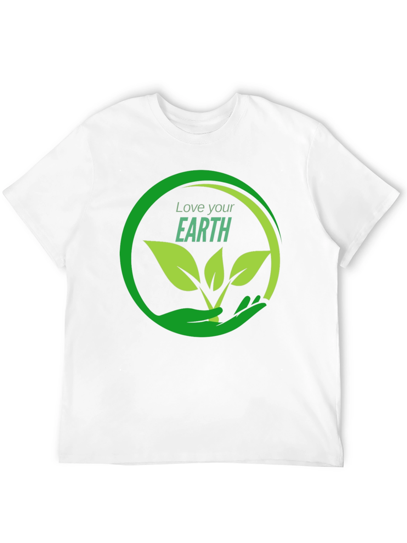 Eco-Friendly Love Your Earth Graphic T-Shirt