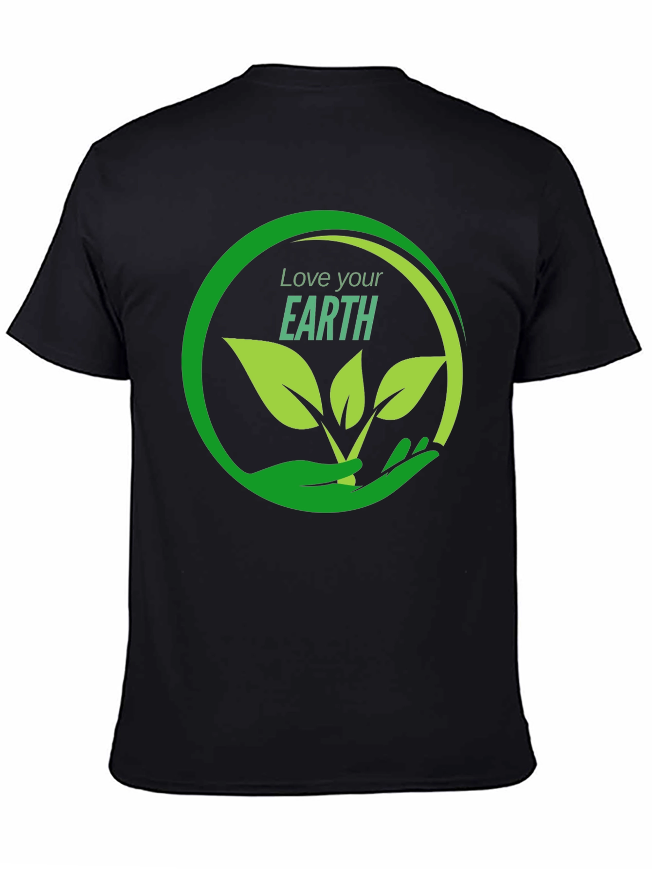Eco-Friendly Love Your Earth Graphic T-Shirt