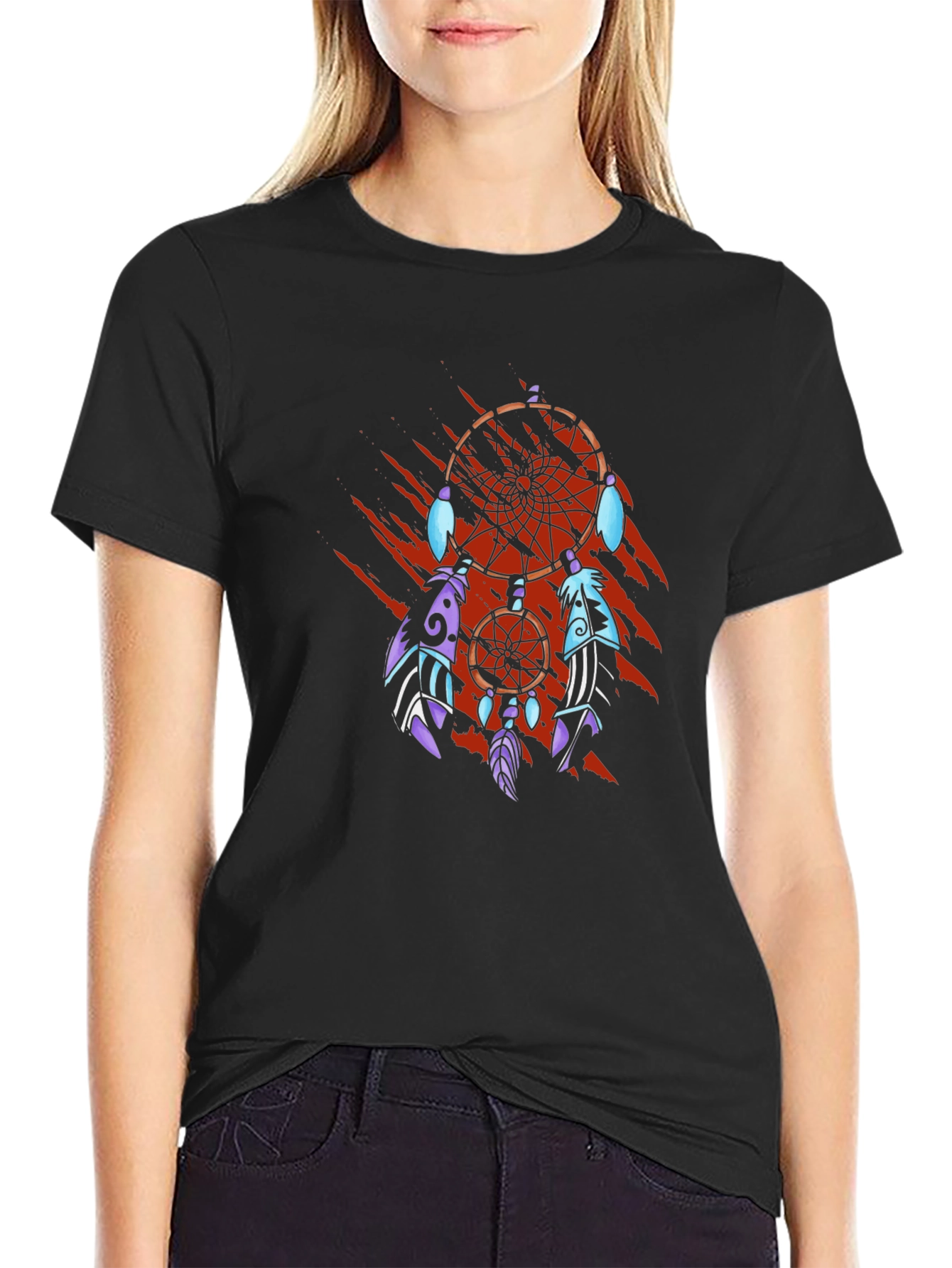 Dream Catcher Graphic Tee - Unique Design