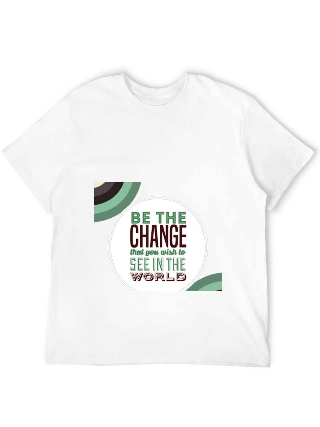 Be the Change Graphic T-Shirt - Stylish Motivational Tee