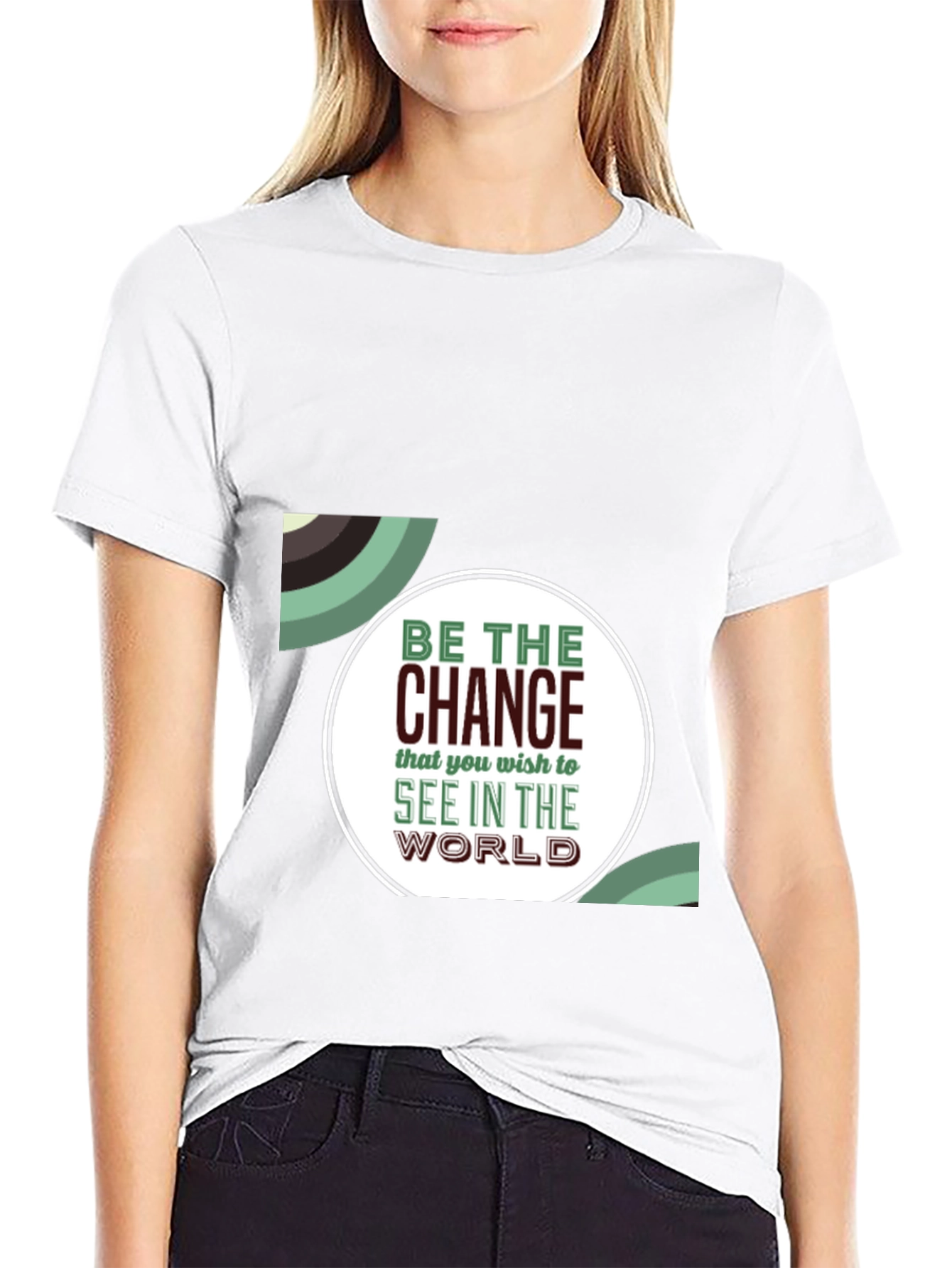 Be the Change Graphic T-Shirt - Stylish Motivational Tee