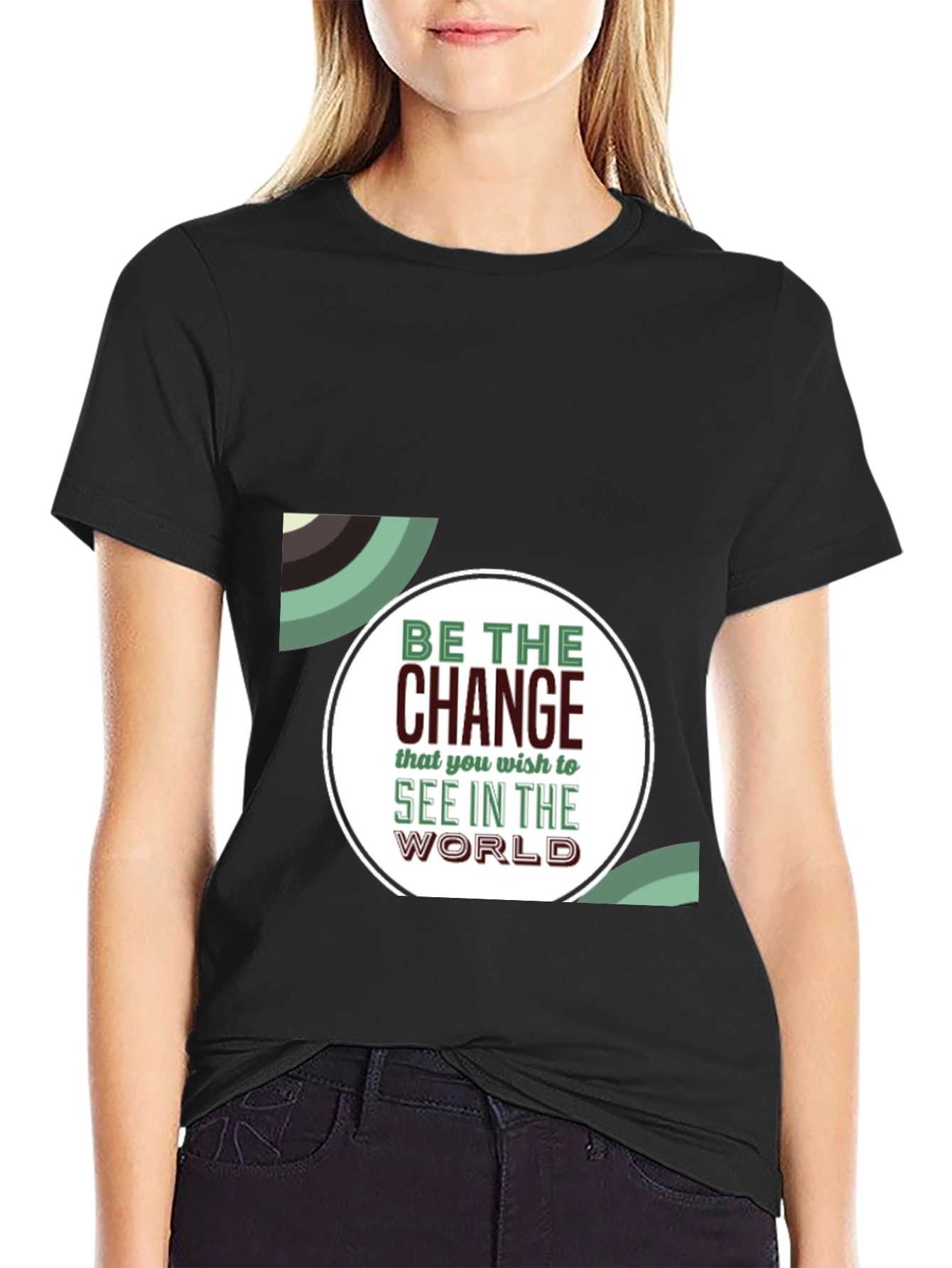 Be the Change Graphic T-Shirt - Stylish Motivational Tee
