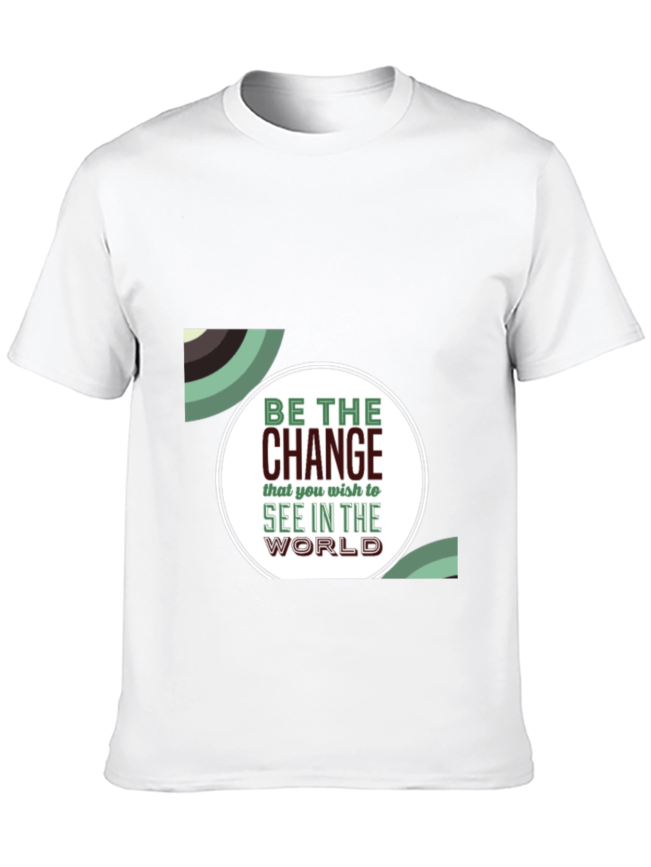 Be the Change Graphic T-Shirt - Stylish Motivational Tee