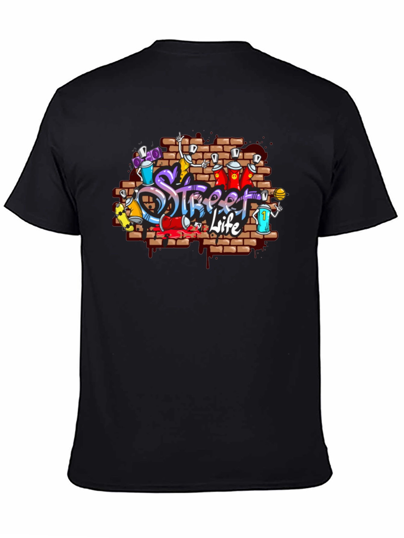 Street Life Graffiti T-Shirt