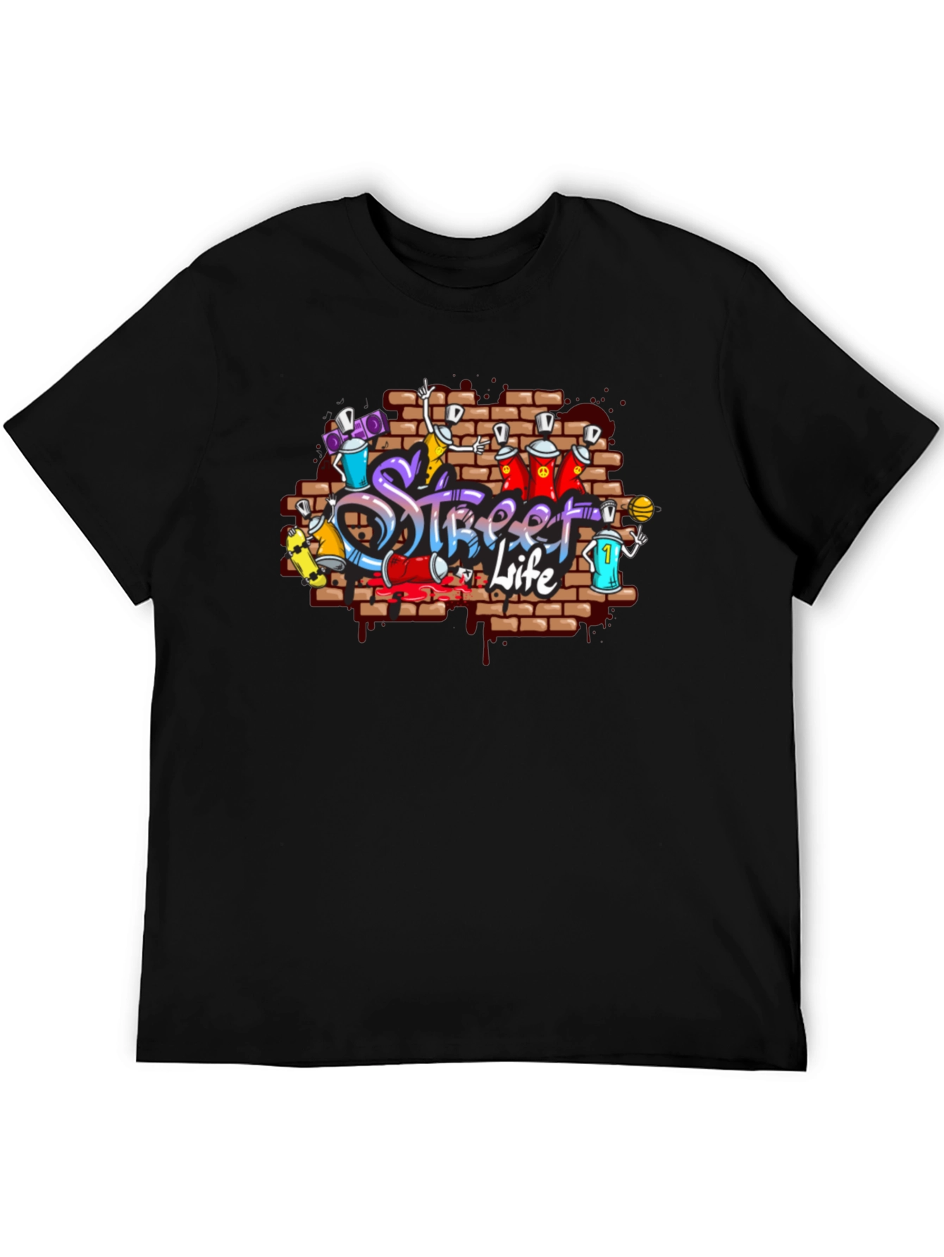 Street Life Graffiti T-Shirt