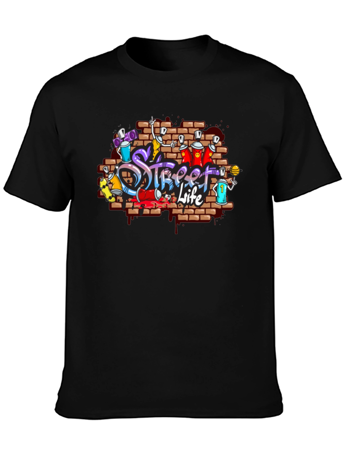 Street Life Graffiti T-Shirt