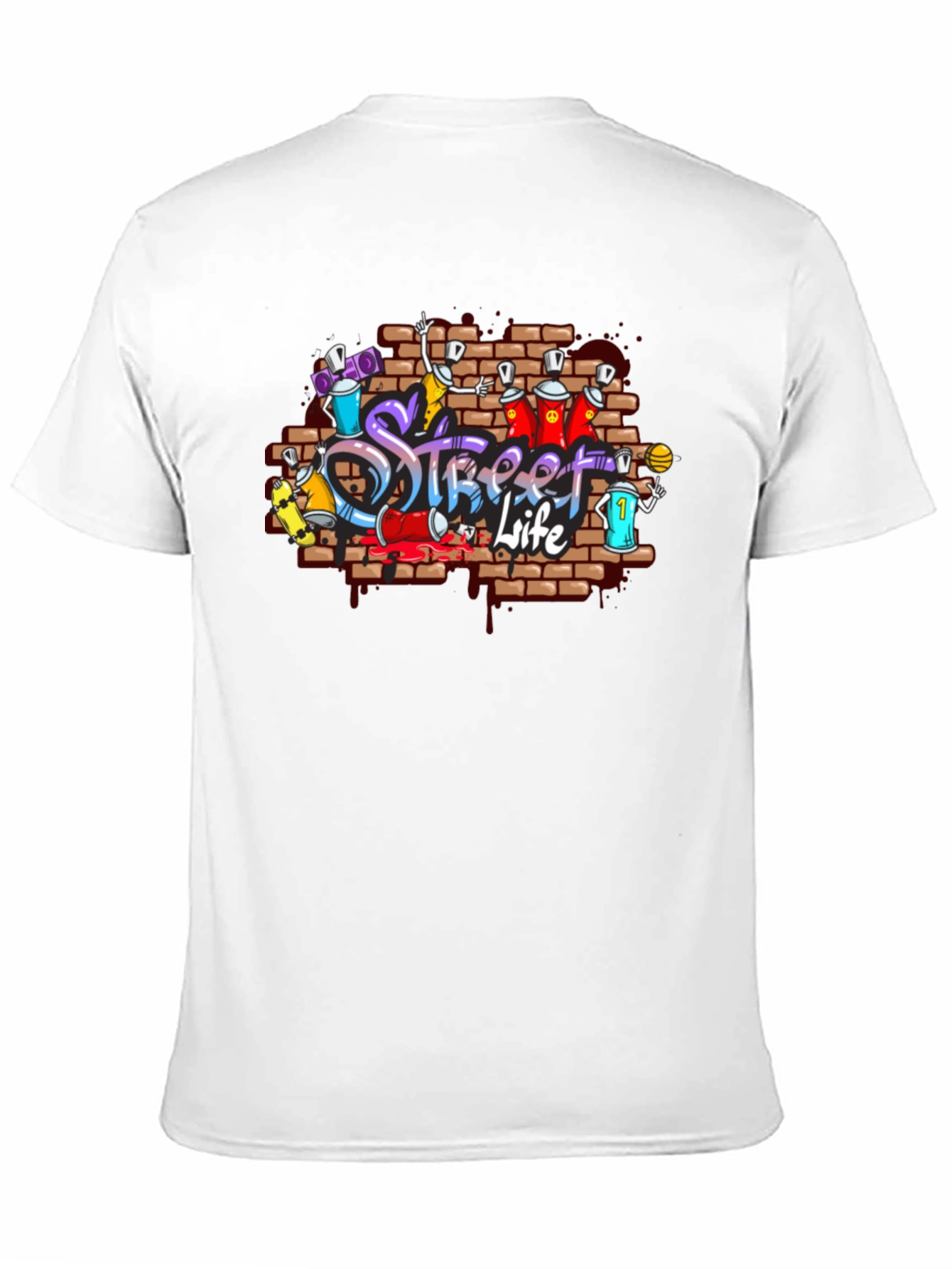 Street Life Graffiti T-Shirt