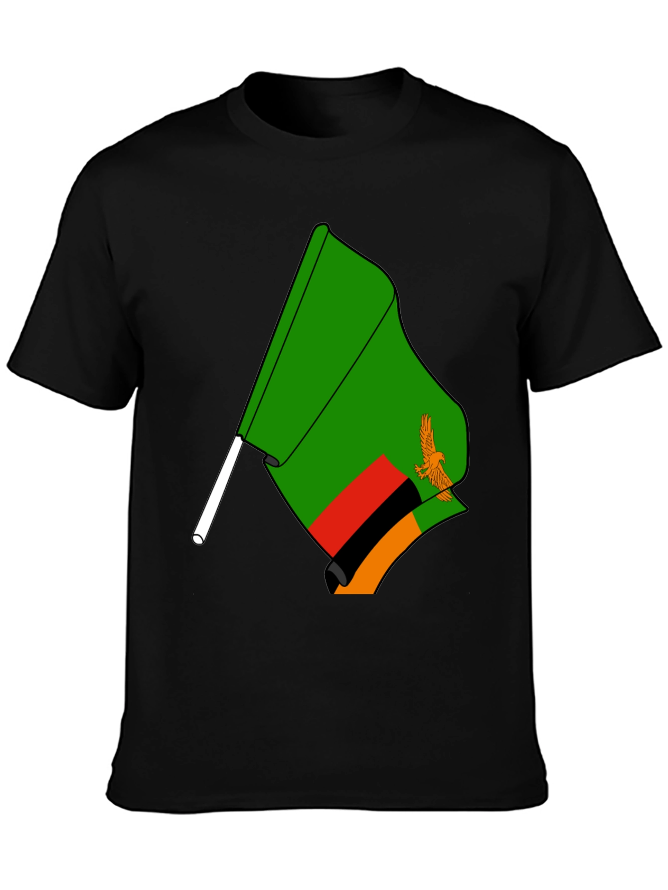 Zambia Flag Graphic T-Shirt
