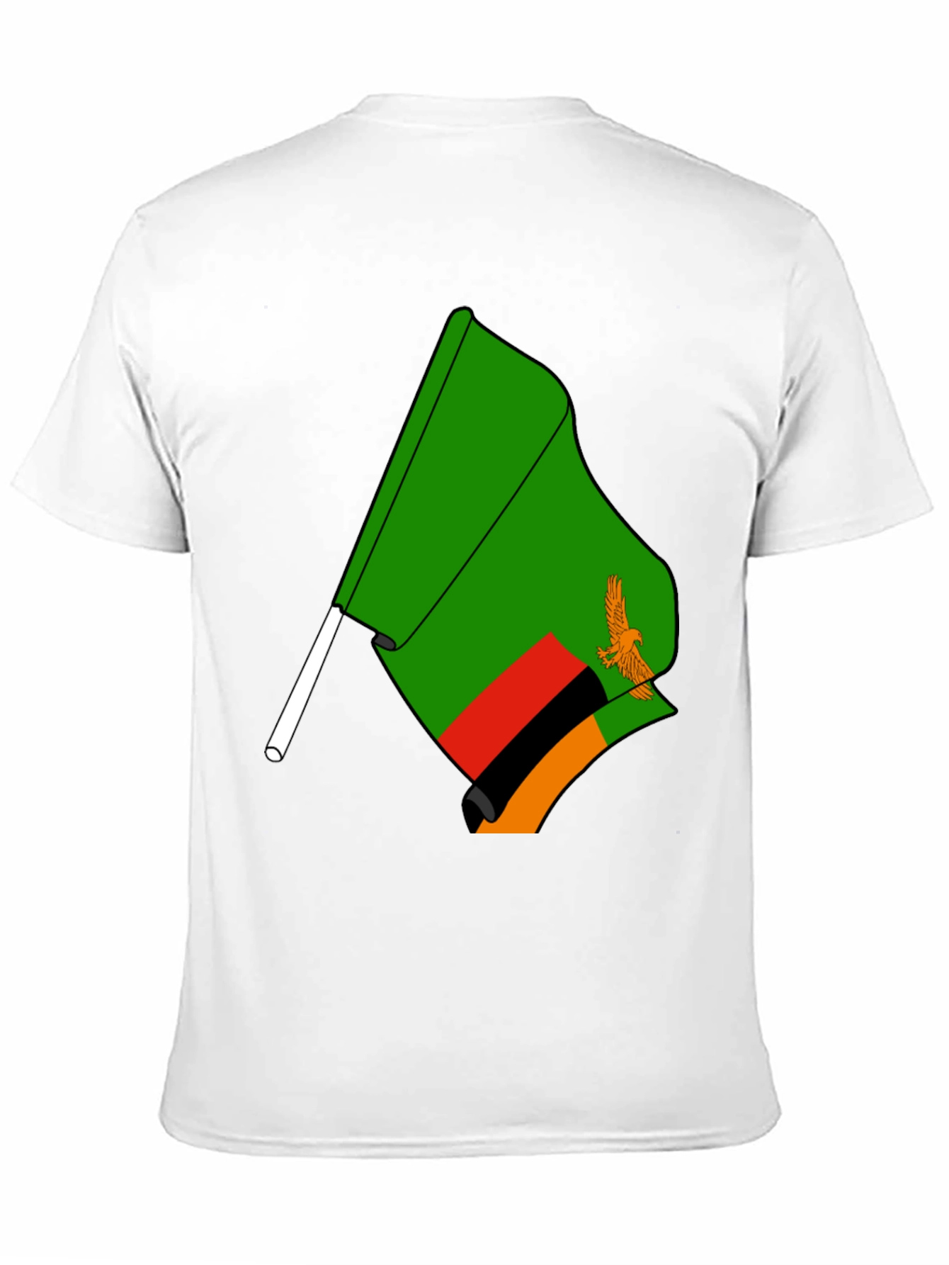 Zambia Flag Graphic T-Shirt