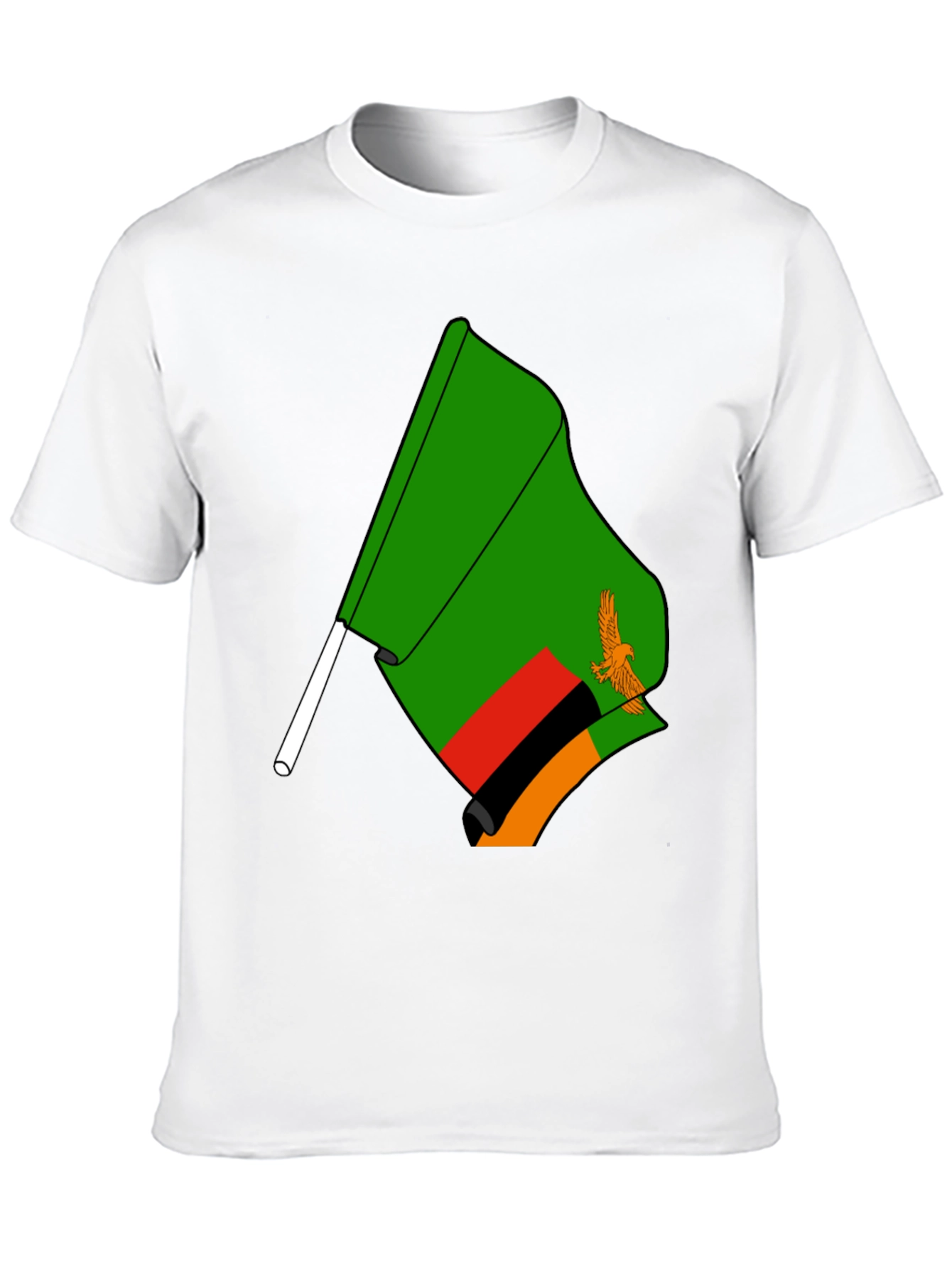 Zambia Flag Graphic T-Shirt
