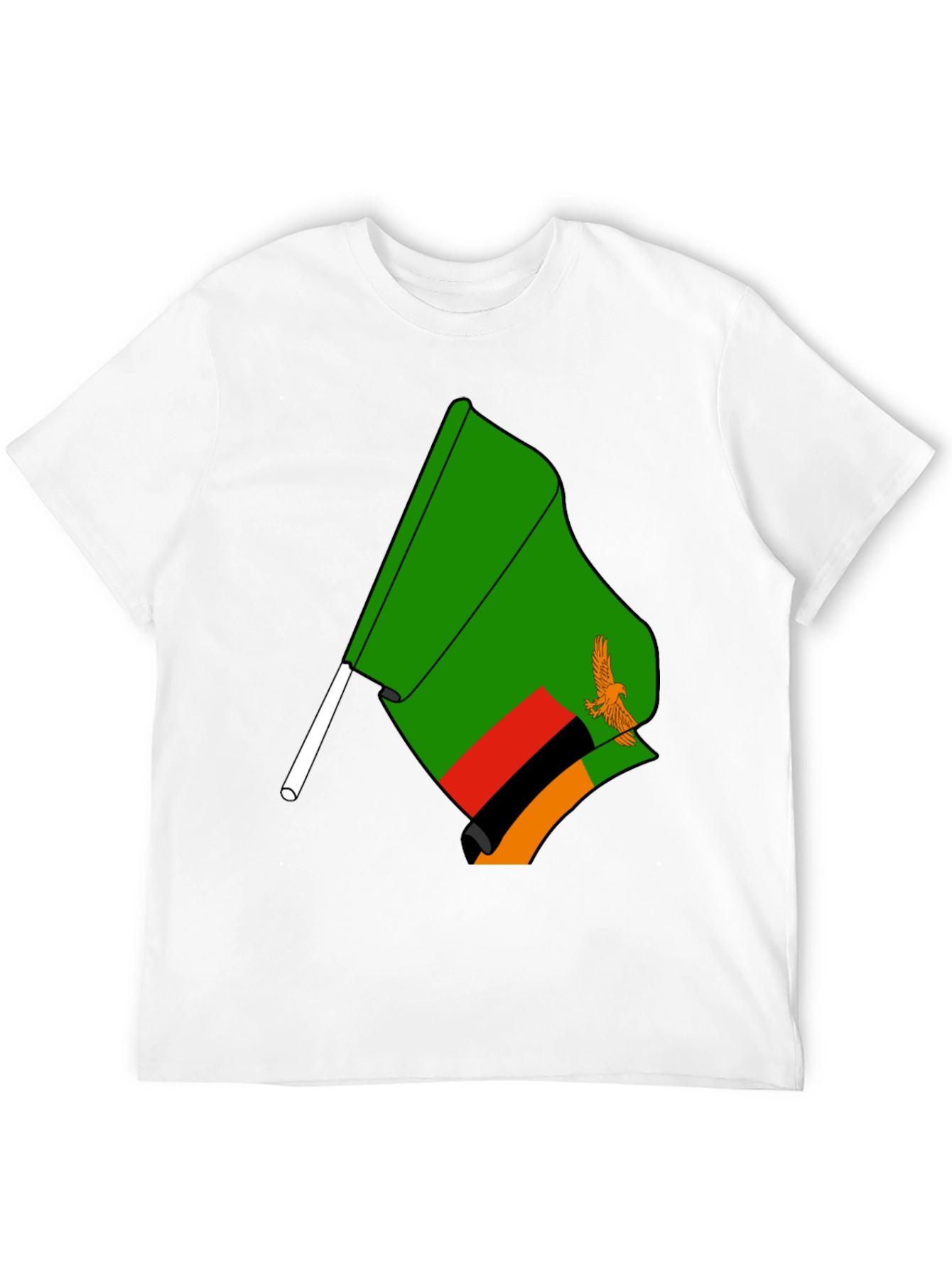 Zambia Flag Graphic T-Shirt