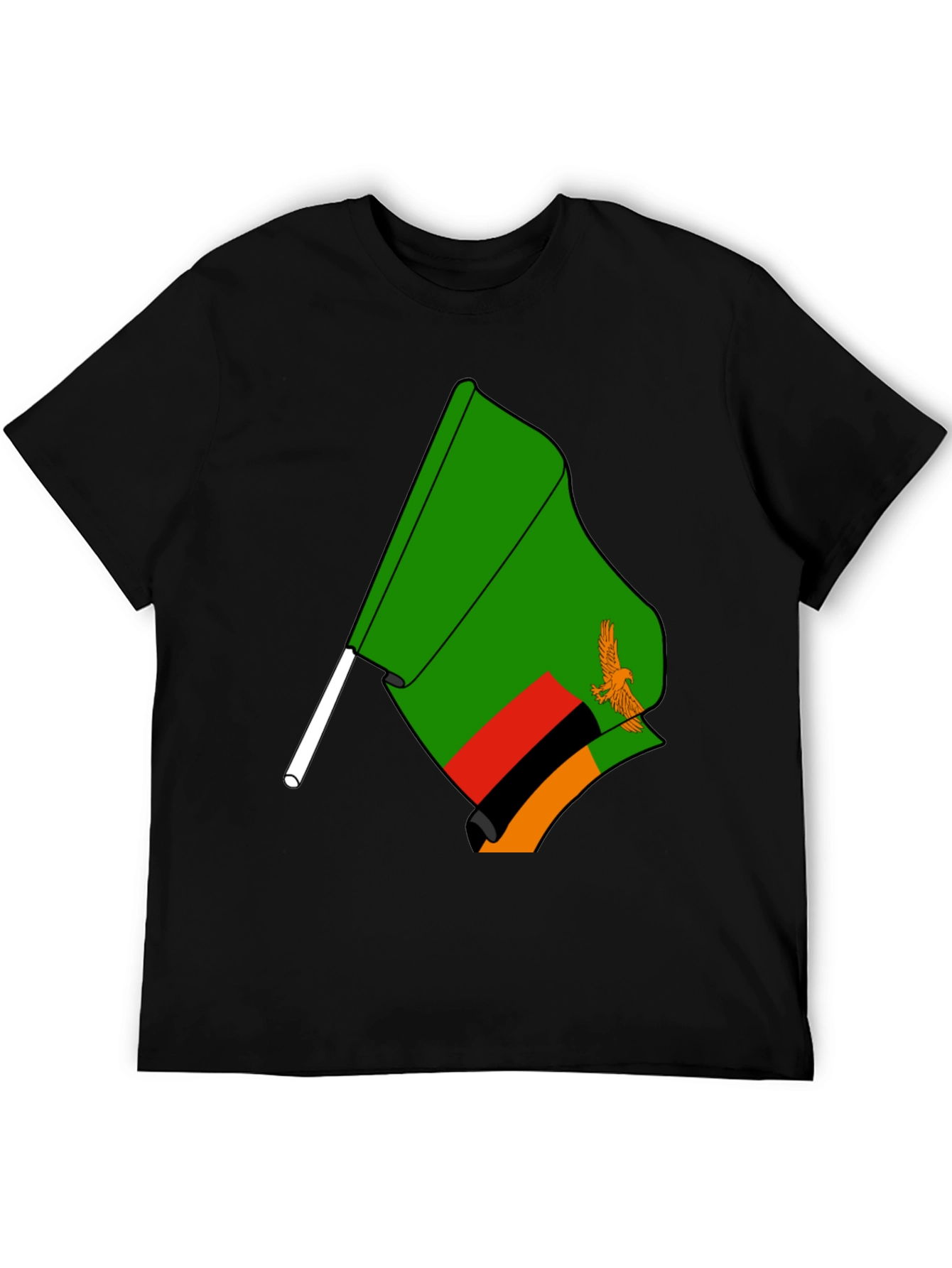 Zambia Flag Graphic T-Shirt