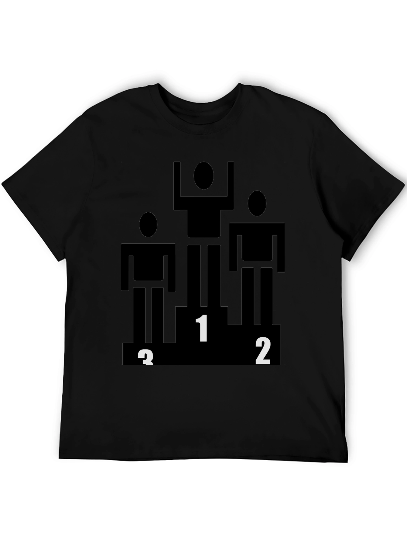 Winner Podium Graphic Black Tee