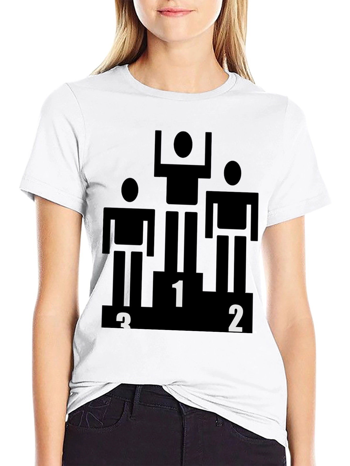 Winner Podium Graphic Black Tee