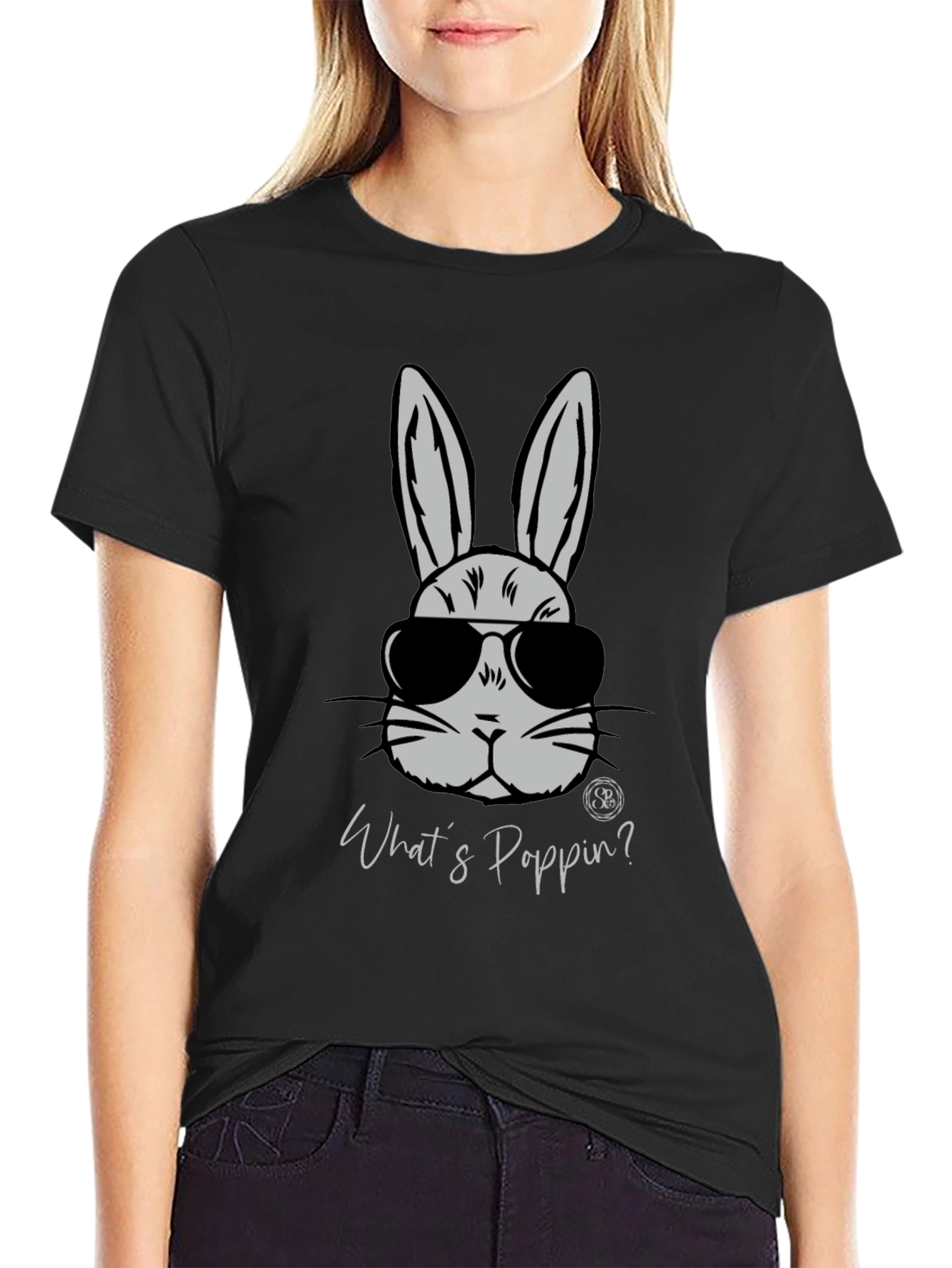 Cool Bunny Graphic T-Shirt