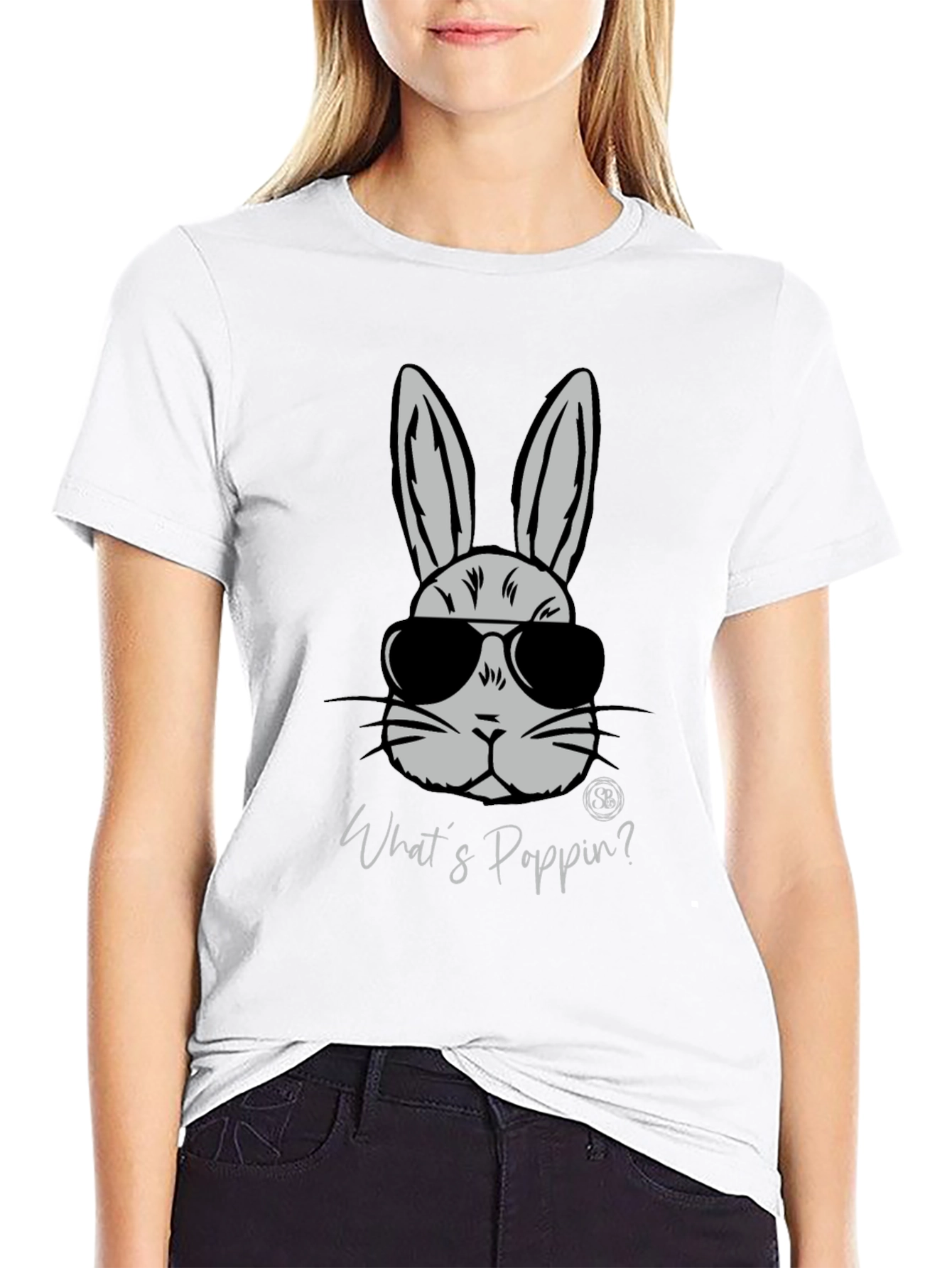 Cool Bunny Graphic T-Shirt