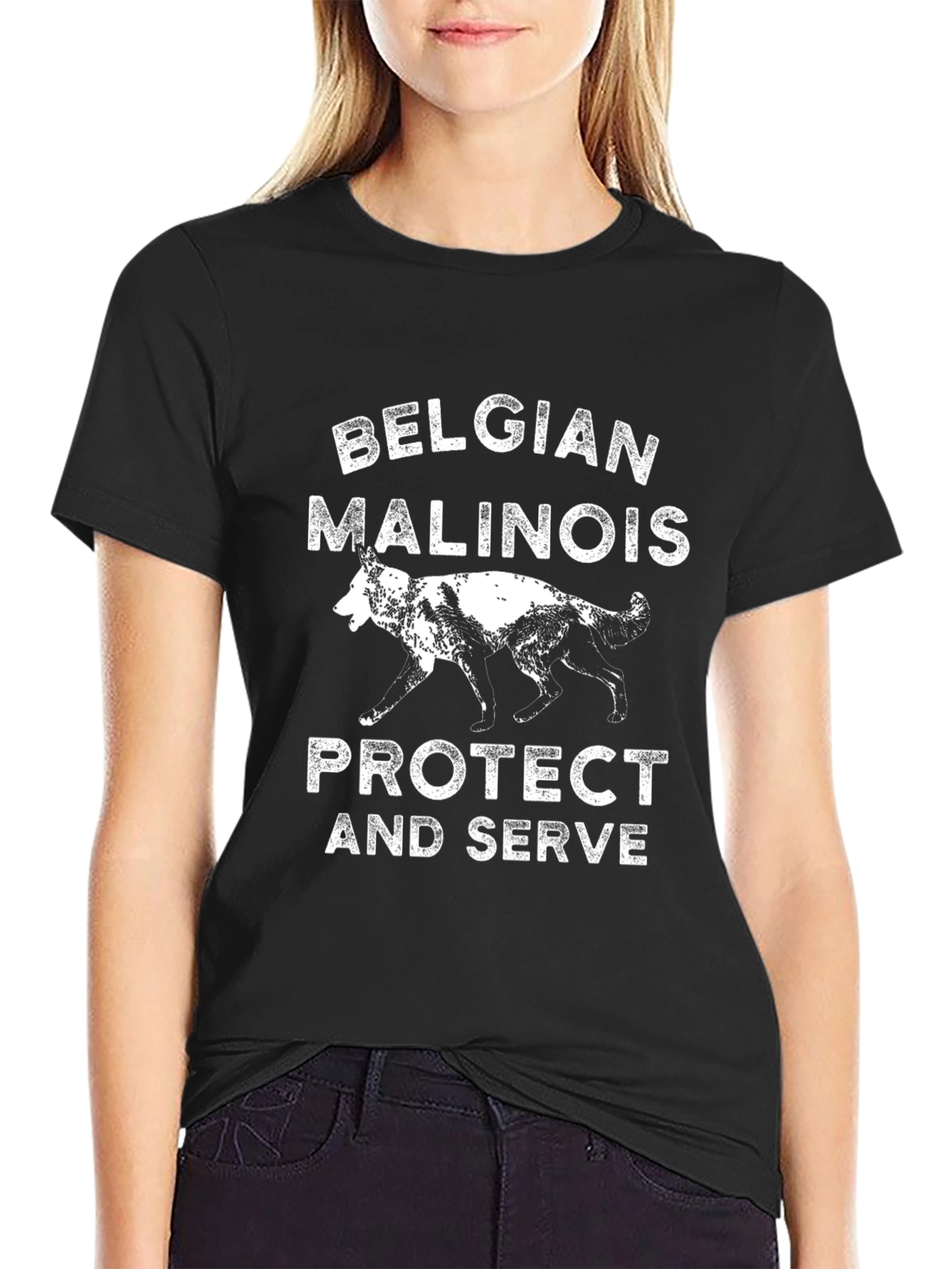 Belgian Malinois Protect and Serve T-Shirt
