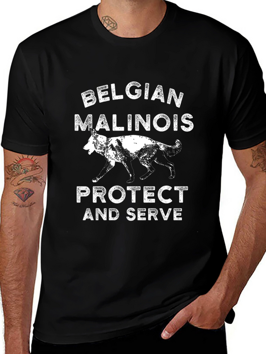 Belgian Malinois Protect and Serve T-Shirt