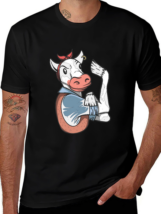 Cowgirl Power T-Shirt - Black Cotton Tee