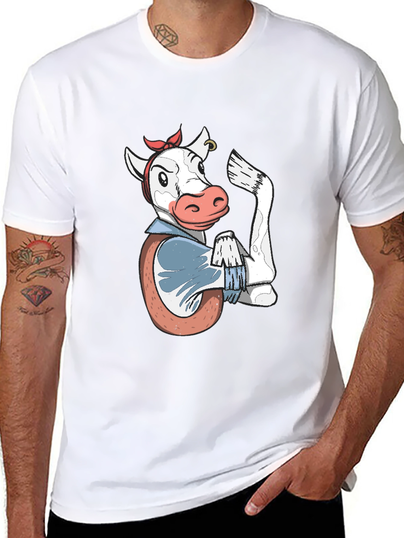 Cowgirl Power T-Shirt - Black Cotton Tee