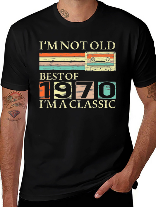 Vintage 1970 Cassette Tape Graphic T-Shirt