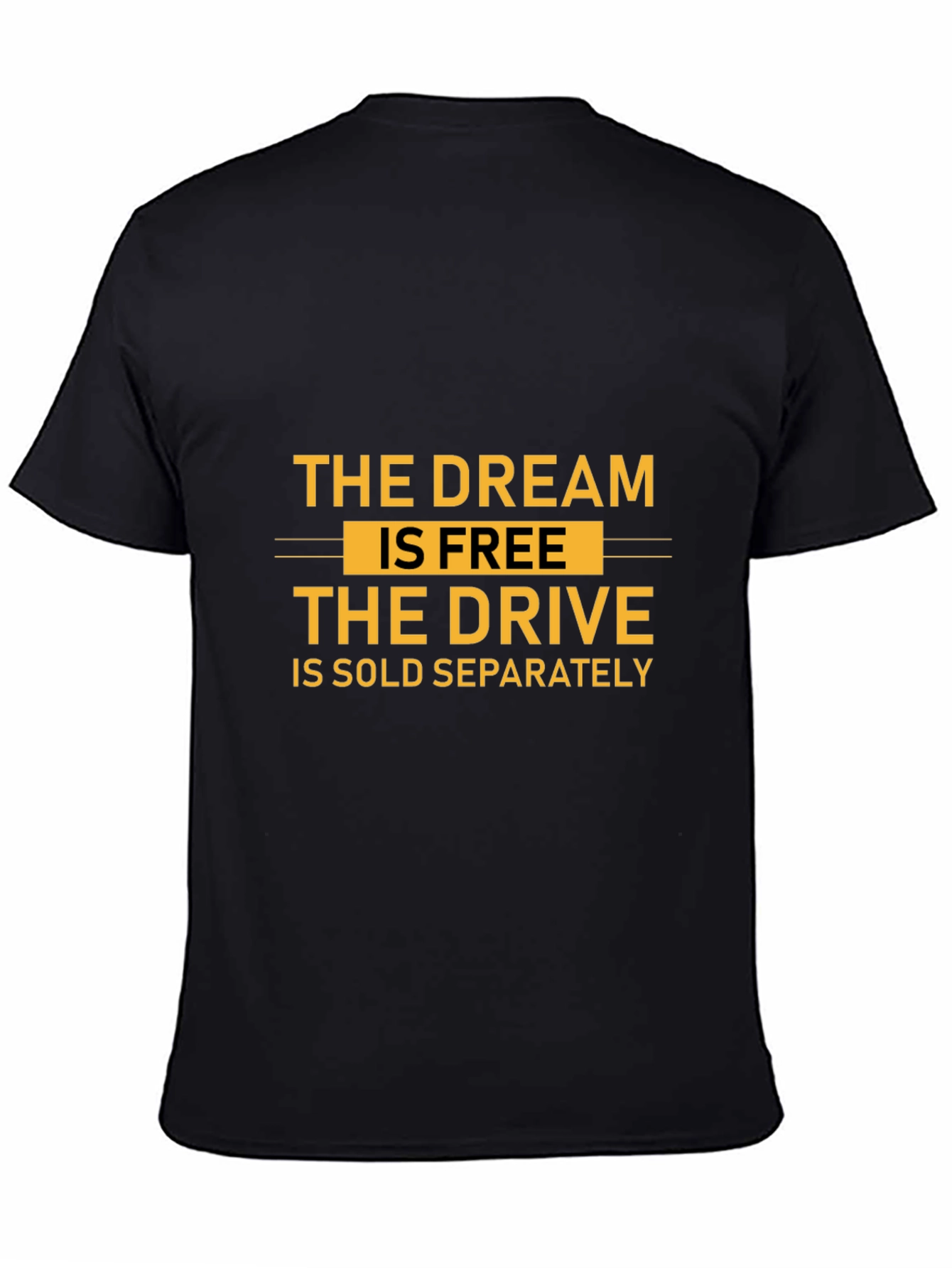 The Dream is Free Graphic T-Shirt - Black