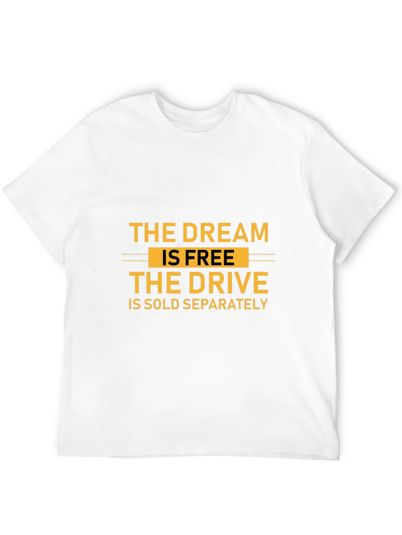 The Dream is Free Graphic T-Shirt - Black