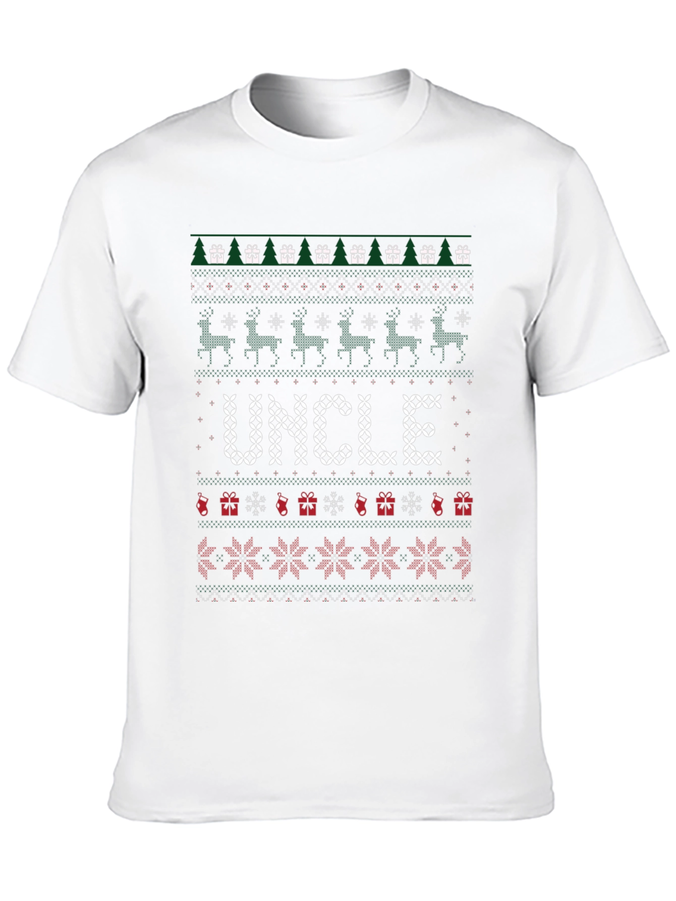 Ugly Christmas Sweater Uncle T-Shirt