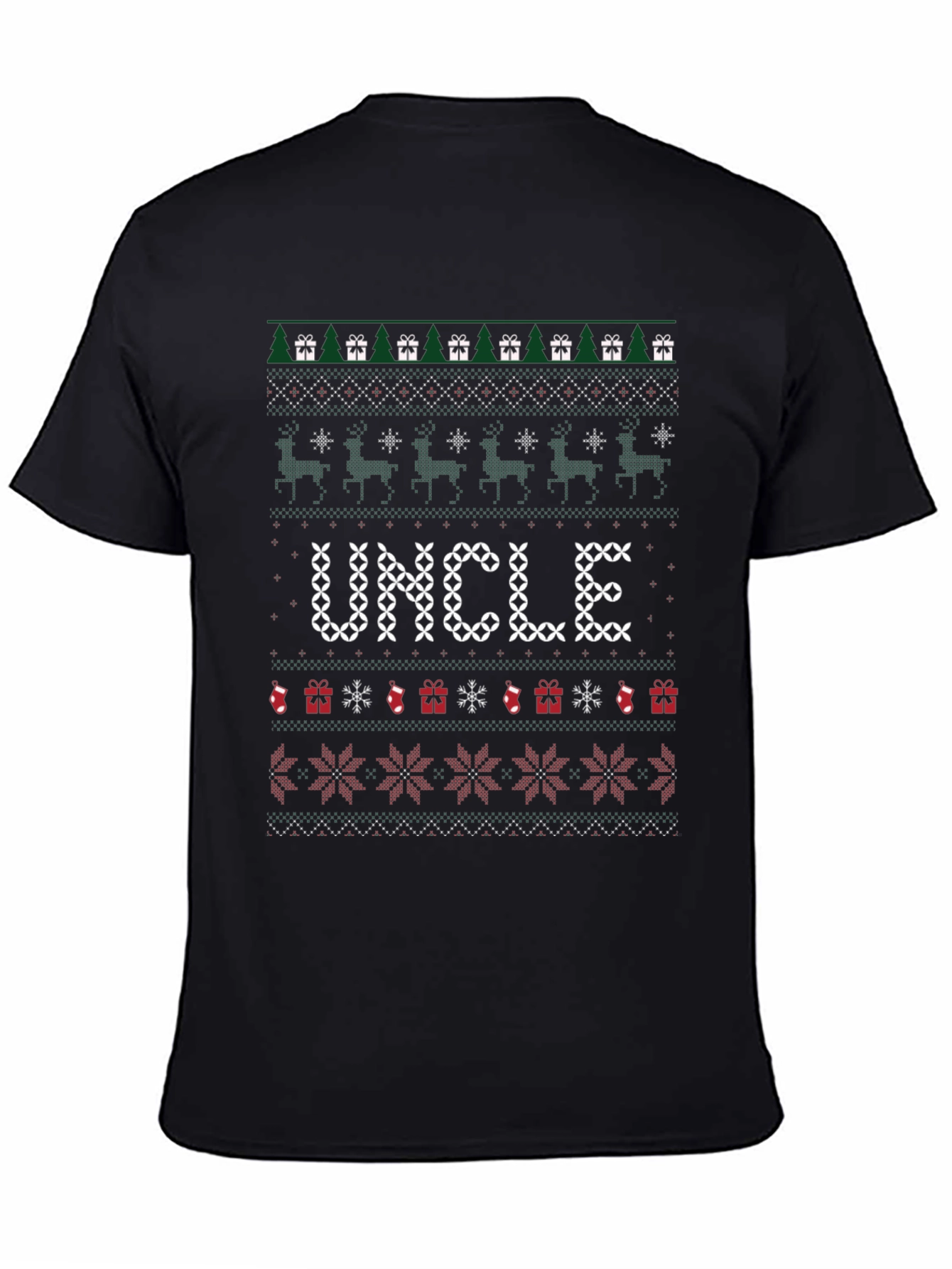 Ugly Christmas Sweater Uncle T-Shirt