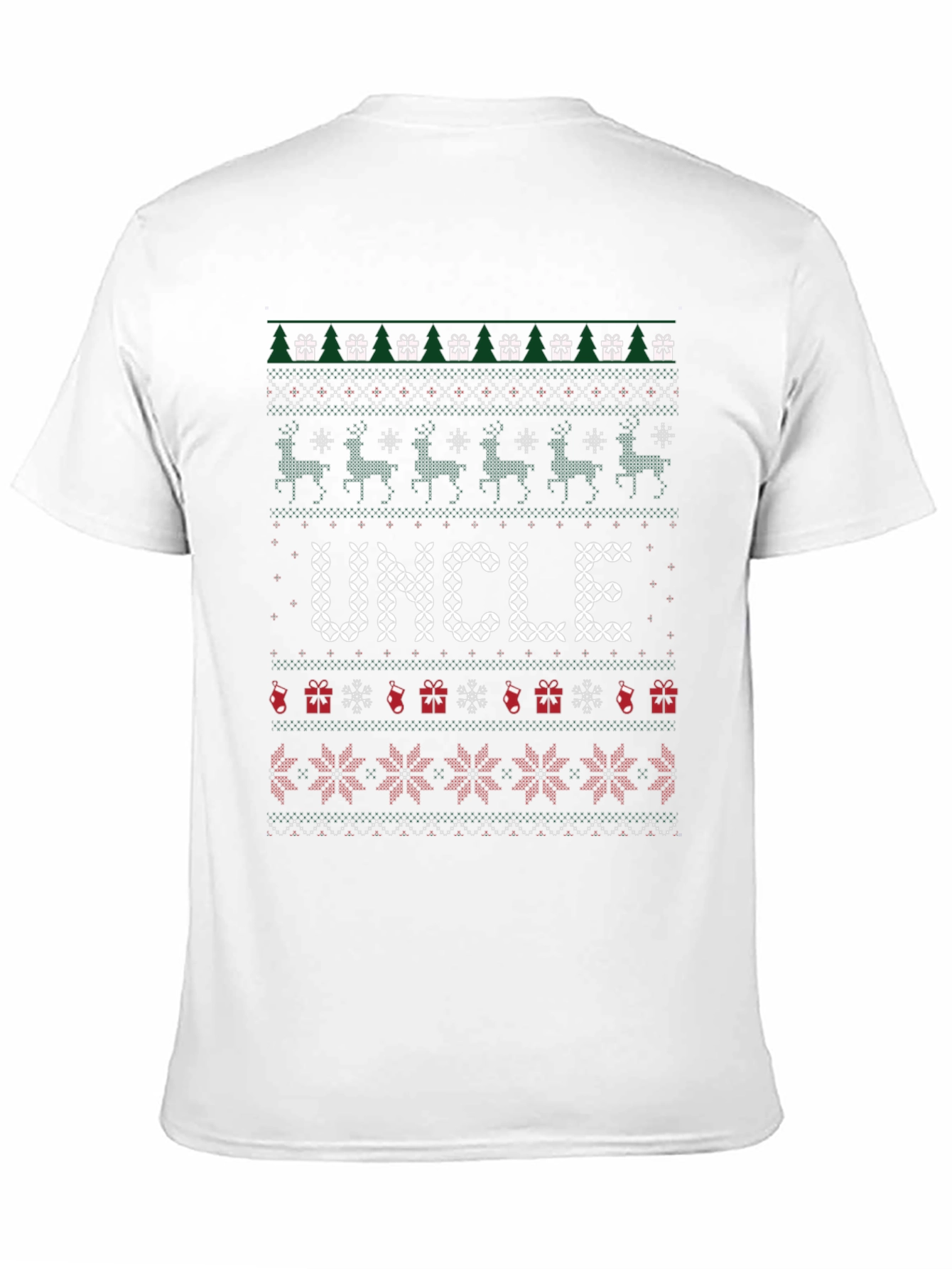 Ugly Christmas Sweater Uncle T-Shirt