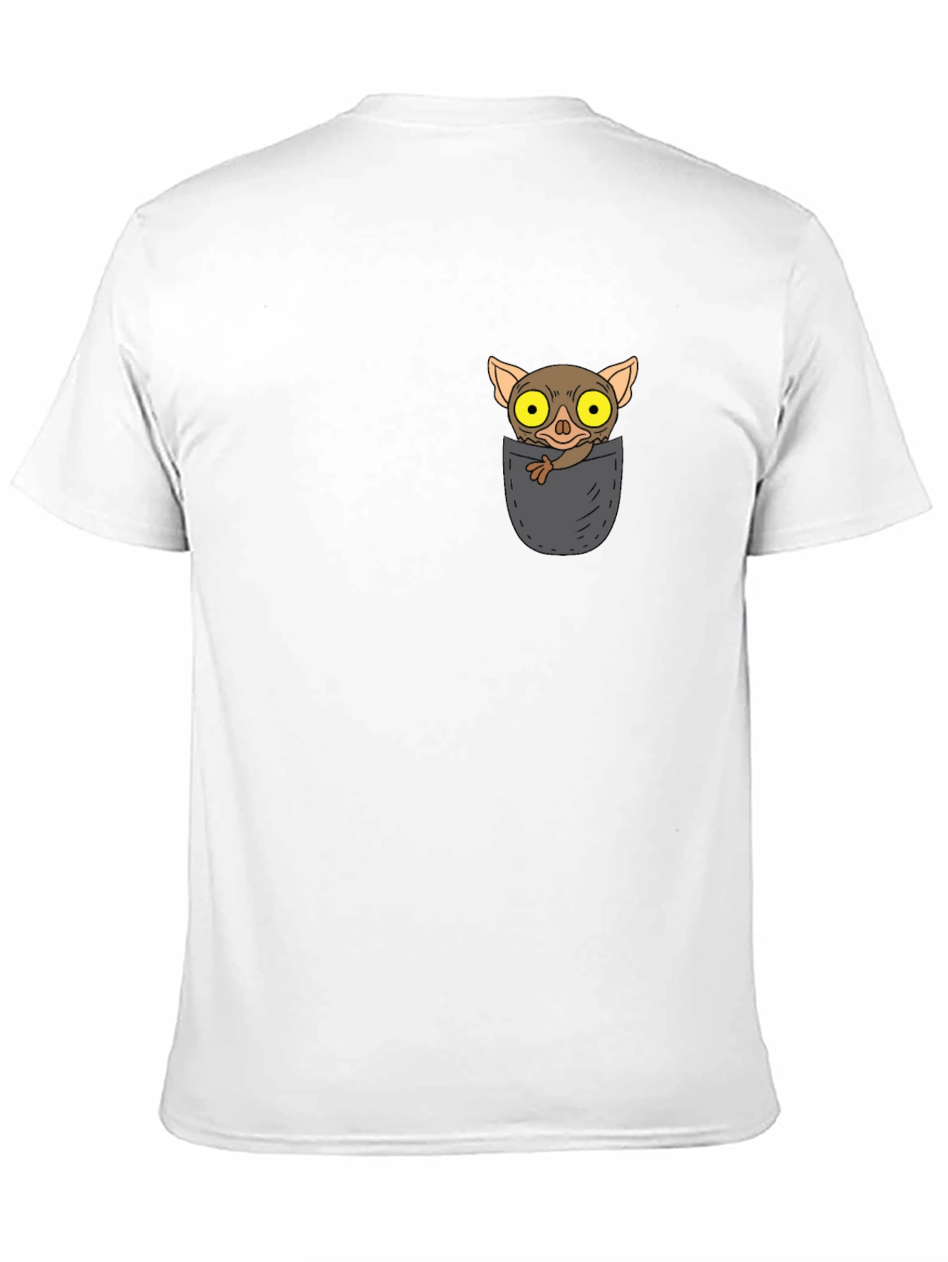 Tarsier Pocket T-Shirt - Cute Animal Design