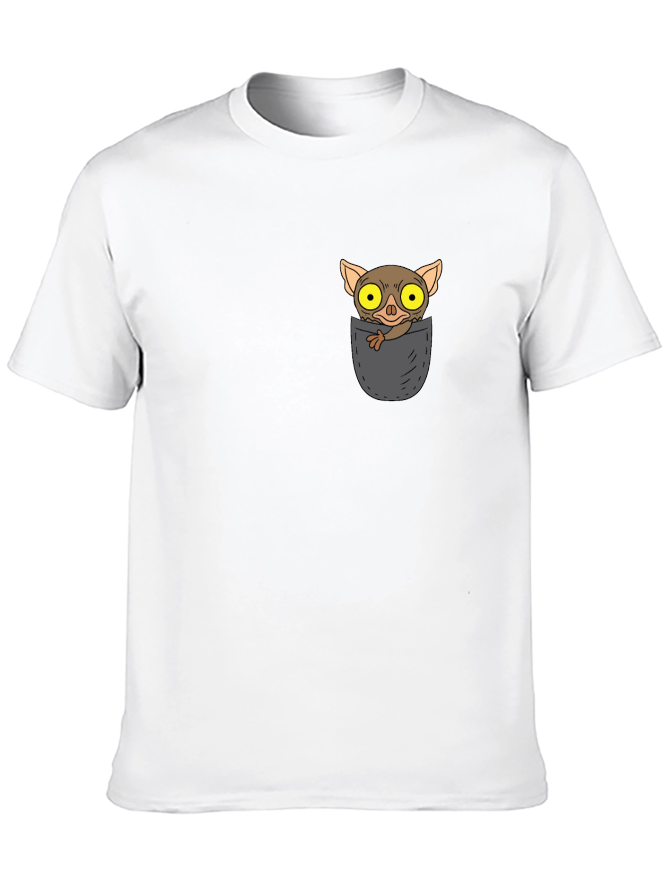 Tarsier Pocket T-Shirt - Cute Animal Design