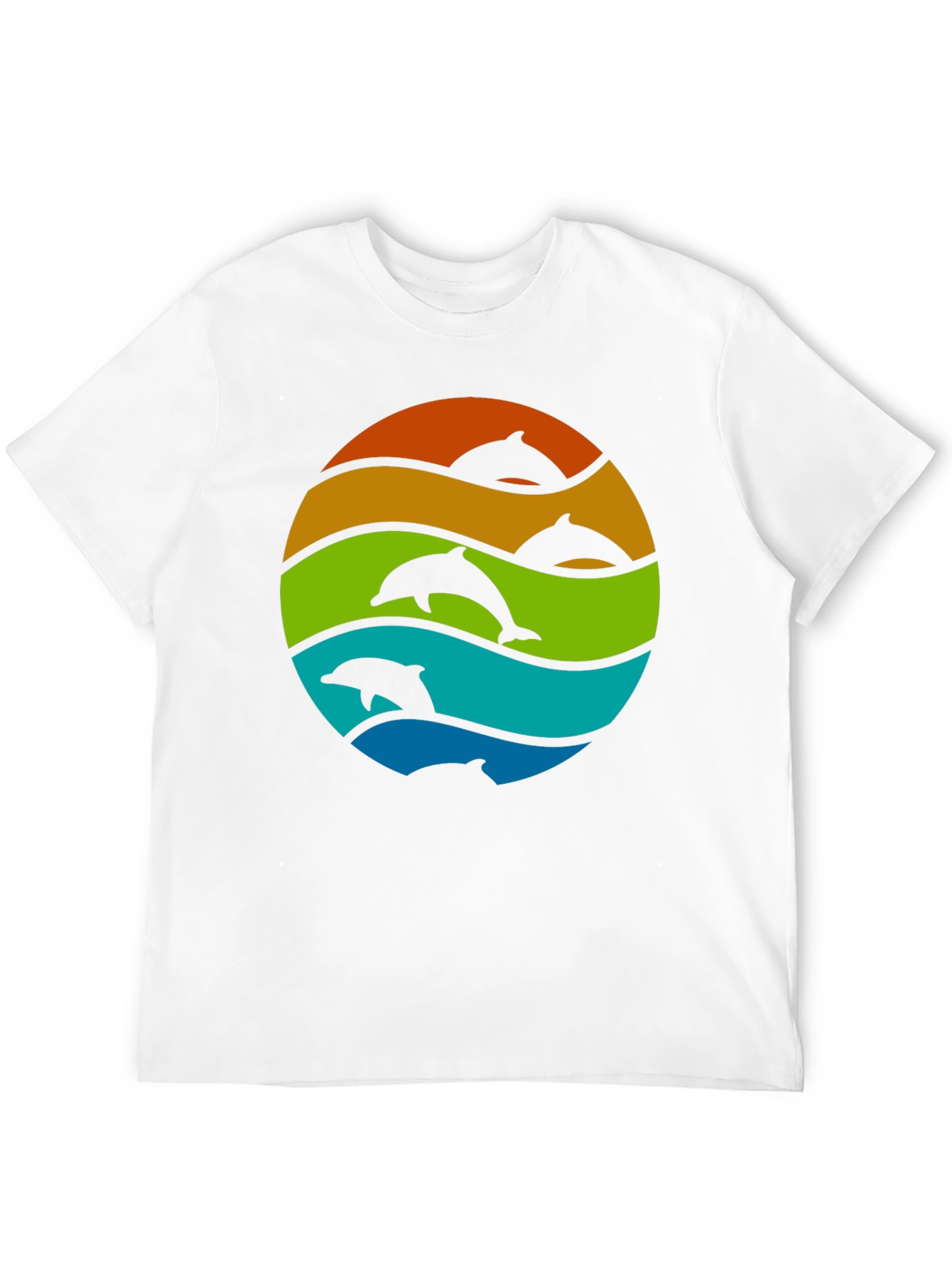 Dolphin Sunset T-Shirt - Stylish Graphic Tee