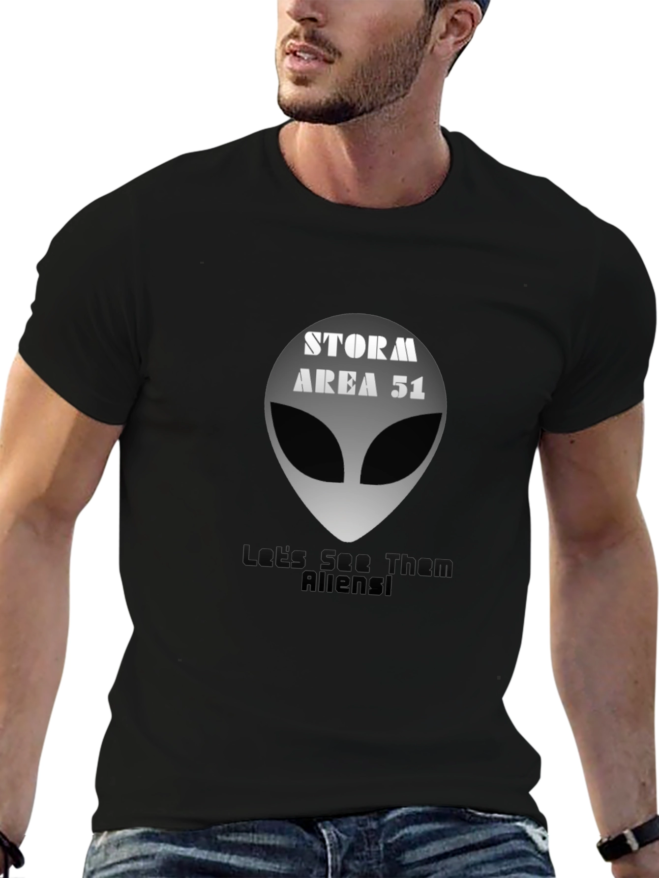 Storm Area 51 Alien Head T-Shirt