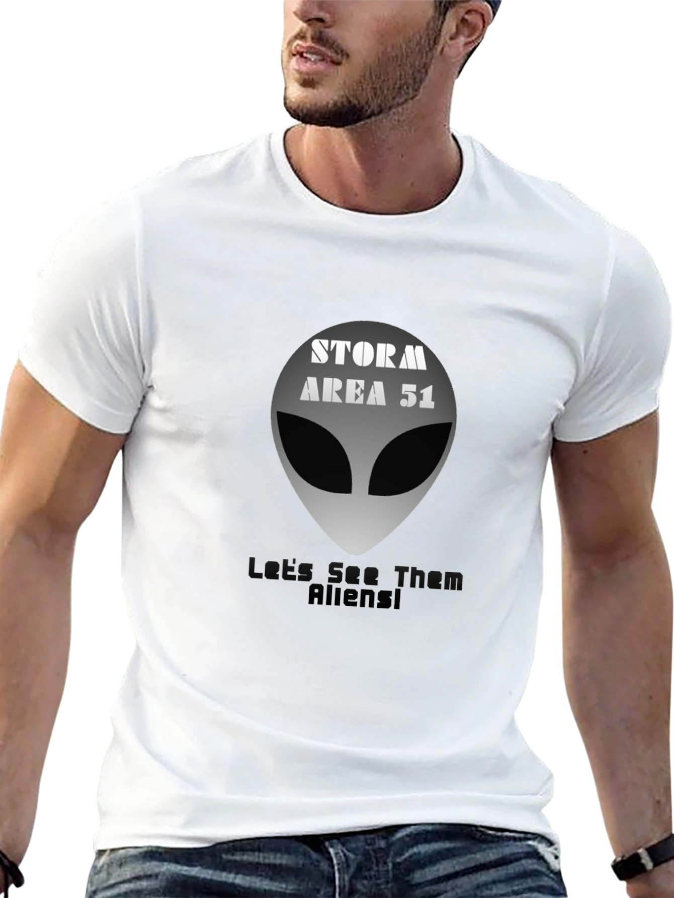 Storm Area 51 Alien Head T-Shirt