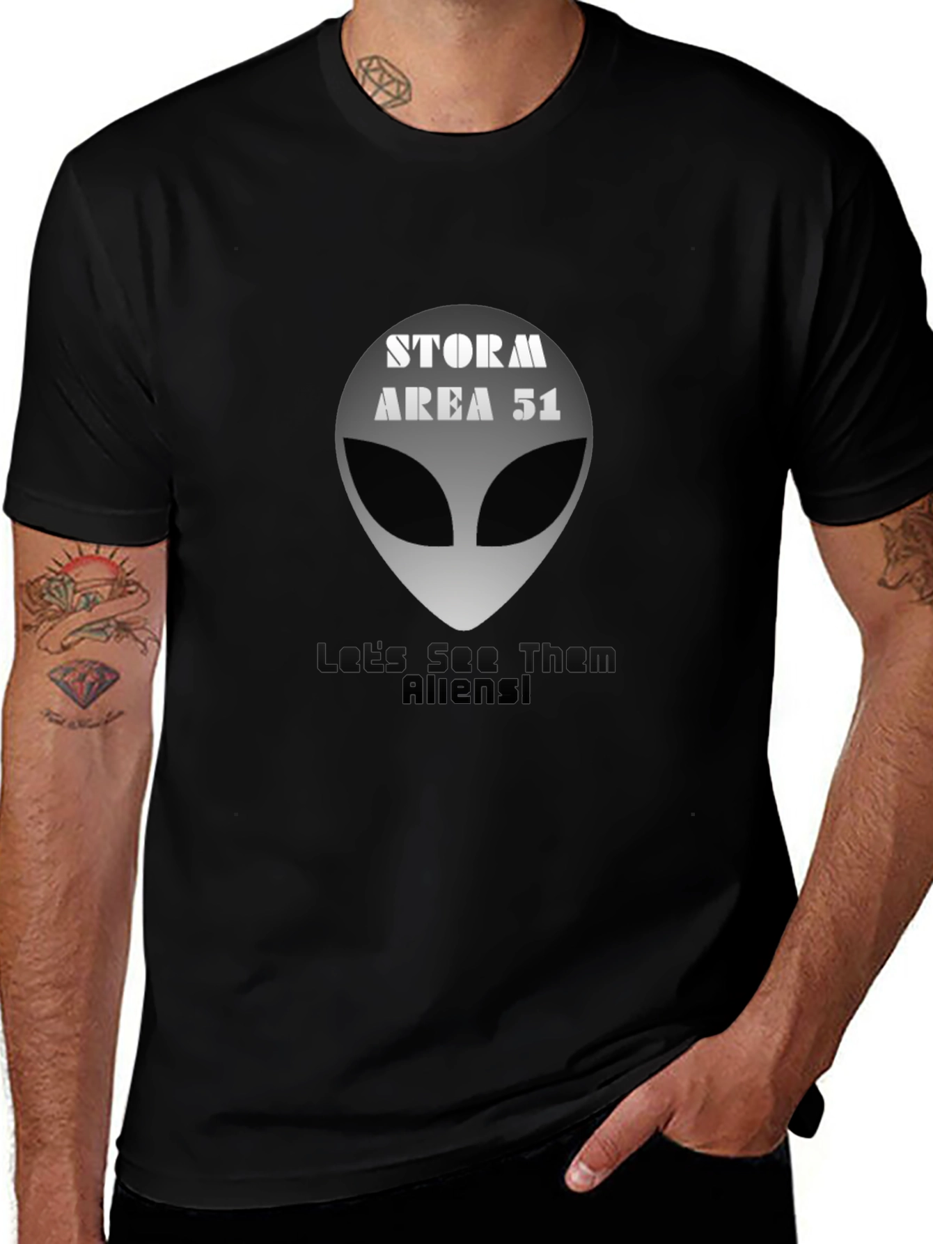 Storm Area 51 Alien Head T-Shirt