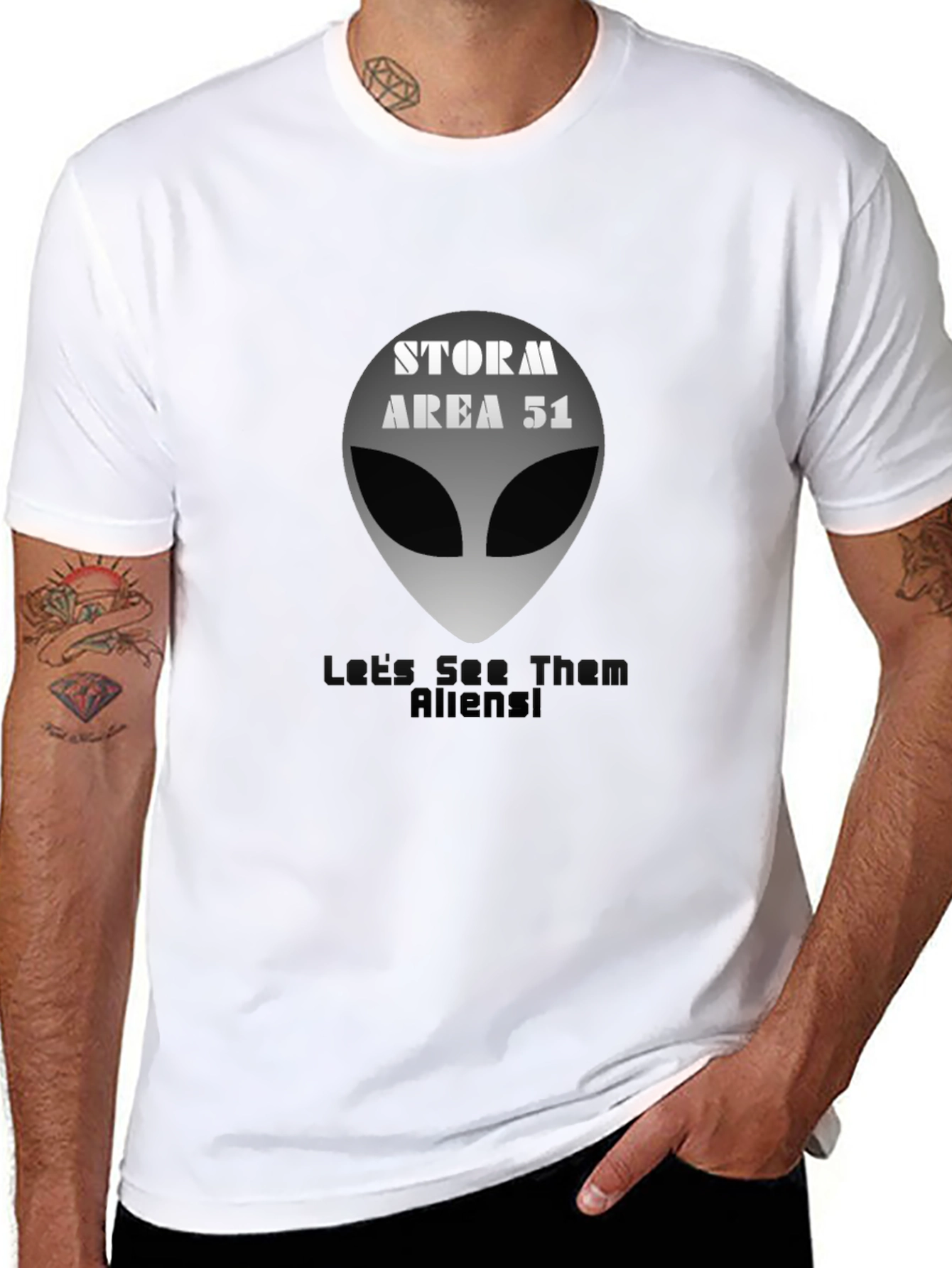 Storm Area 51 Alien Head T-Shirt
