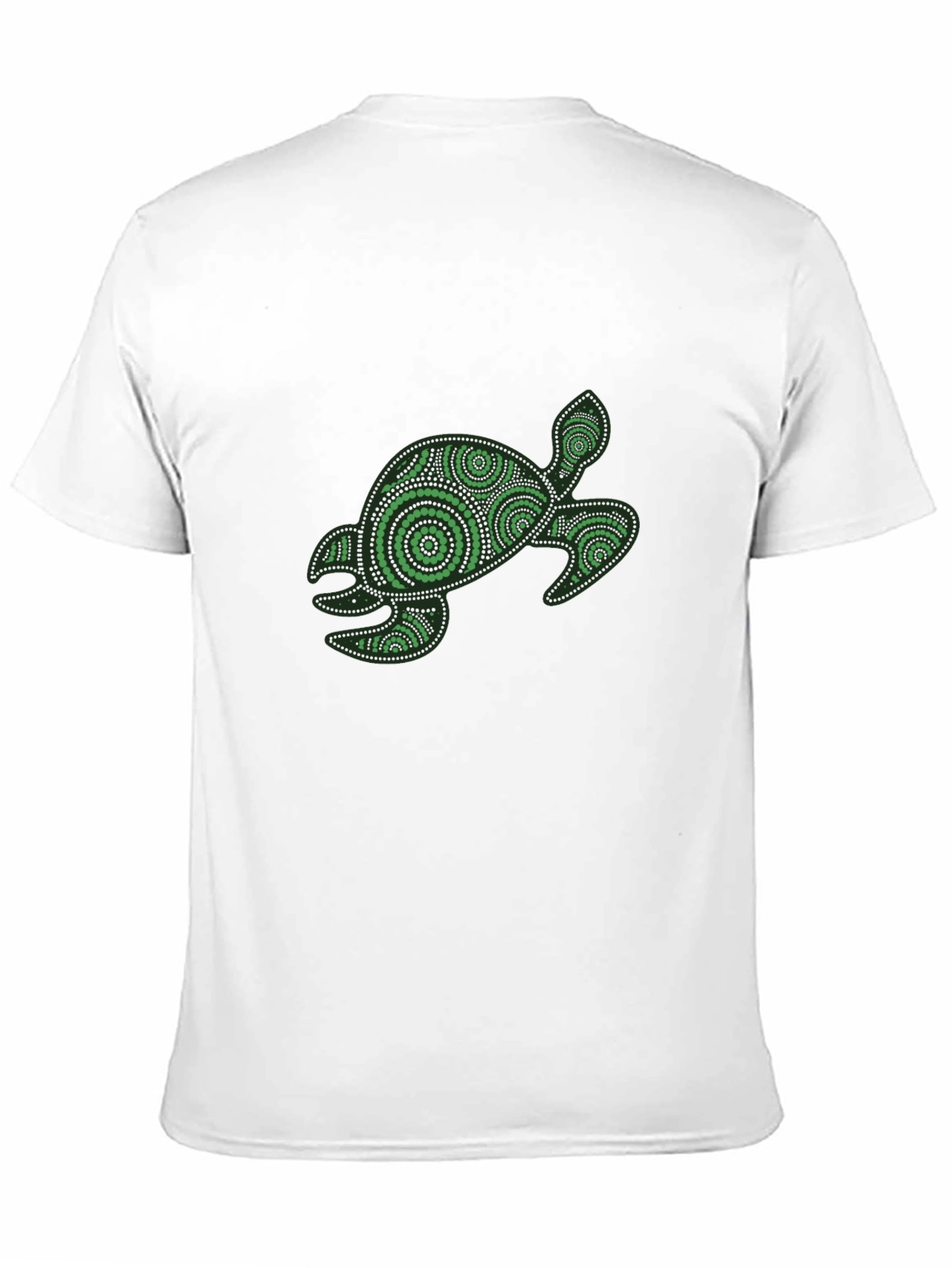 Turtle Graphic T-Shirt - Black Cotton Tee