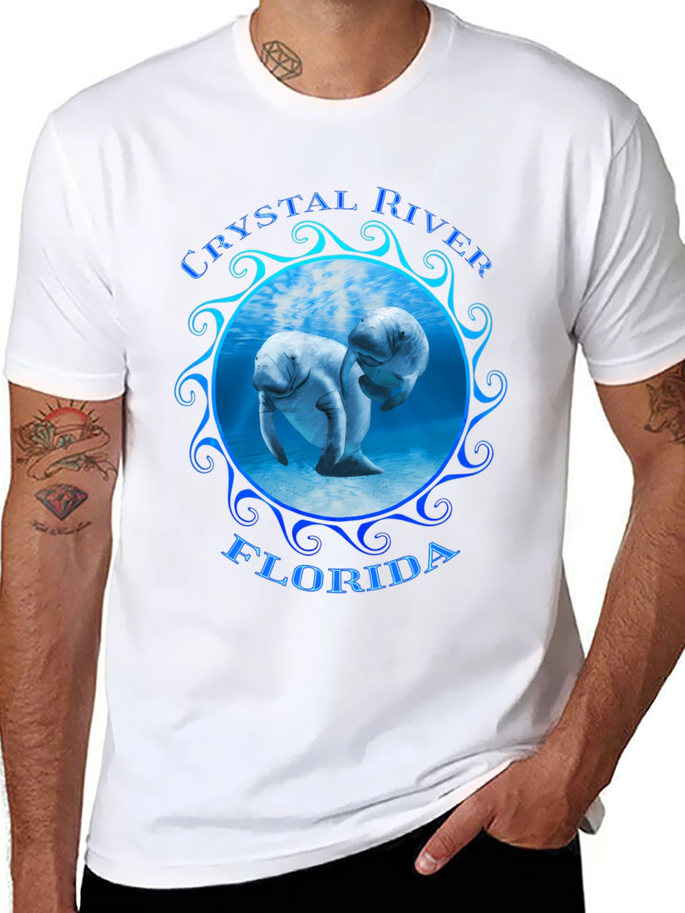 Crystal River Florida Manatee T-Shirt