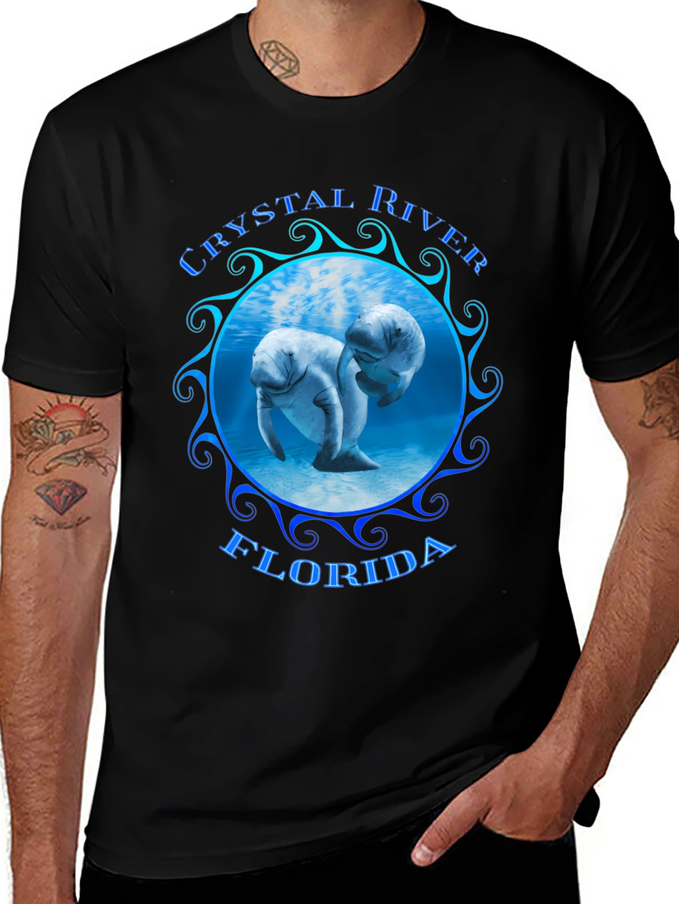 Crystal River Florida Manatee T-Shirt