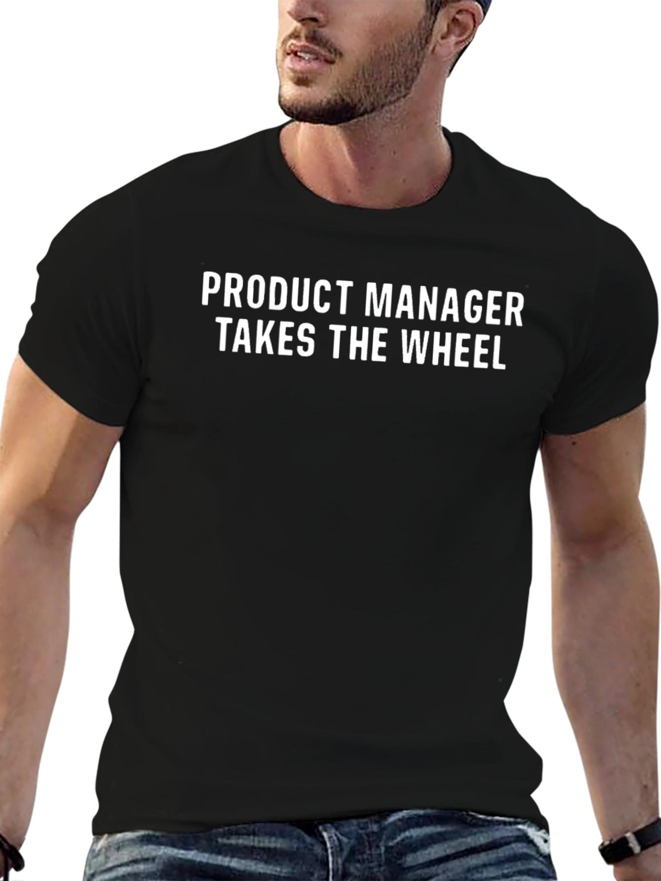 Product Manager Takes The Wheel Graphic Tee