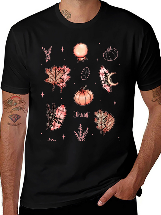 Autumnal Mystic Black T-Shirt
