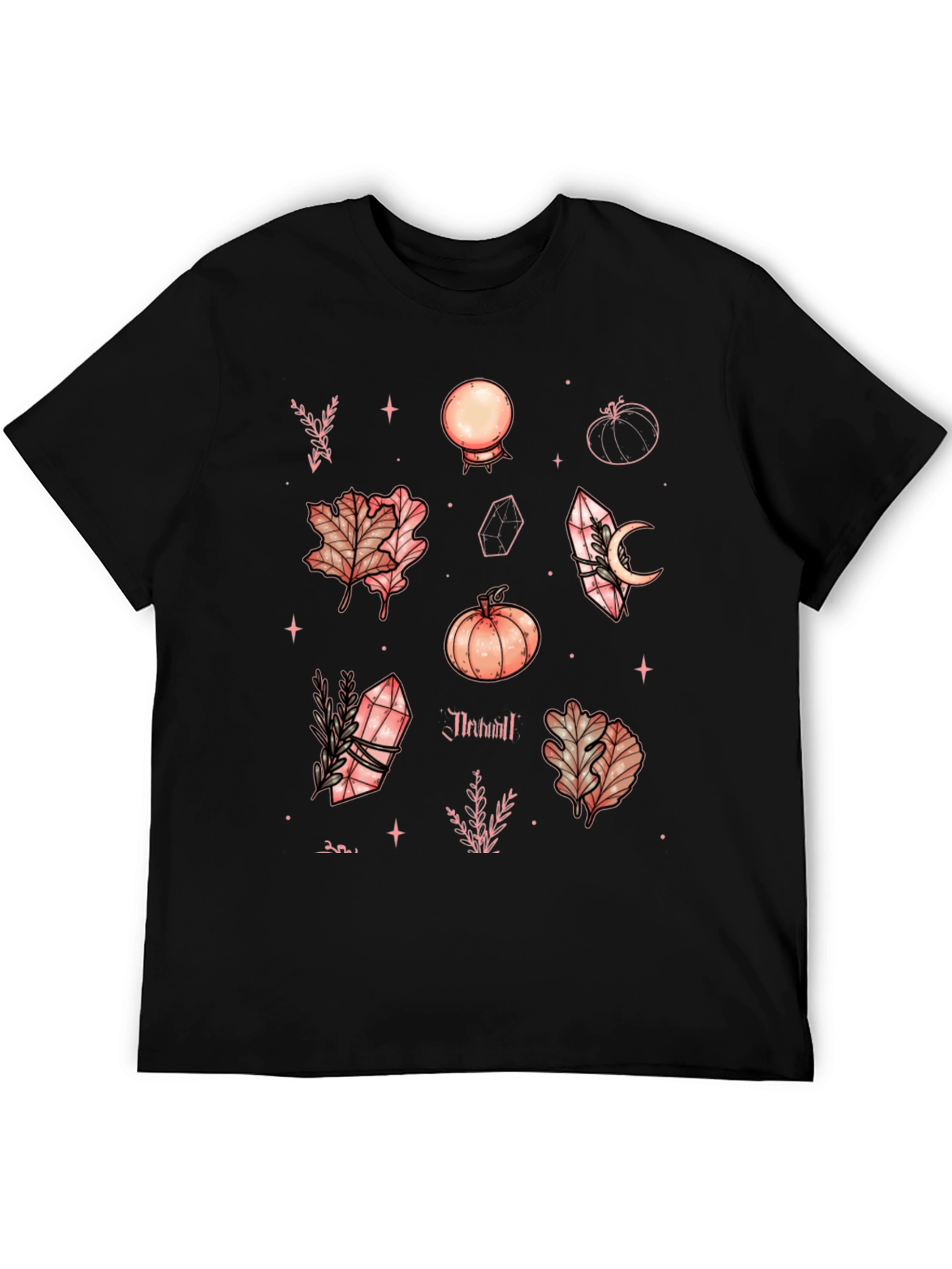 Autumnal Mystic Black T-Shirt