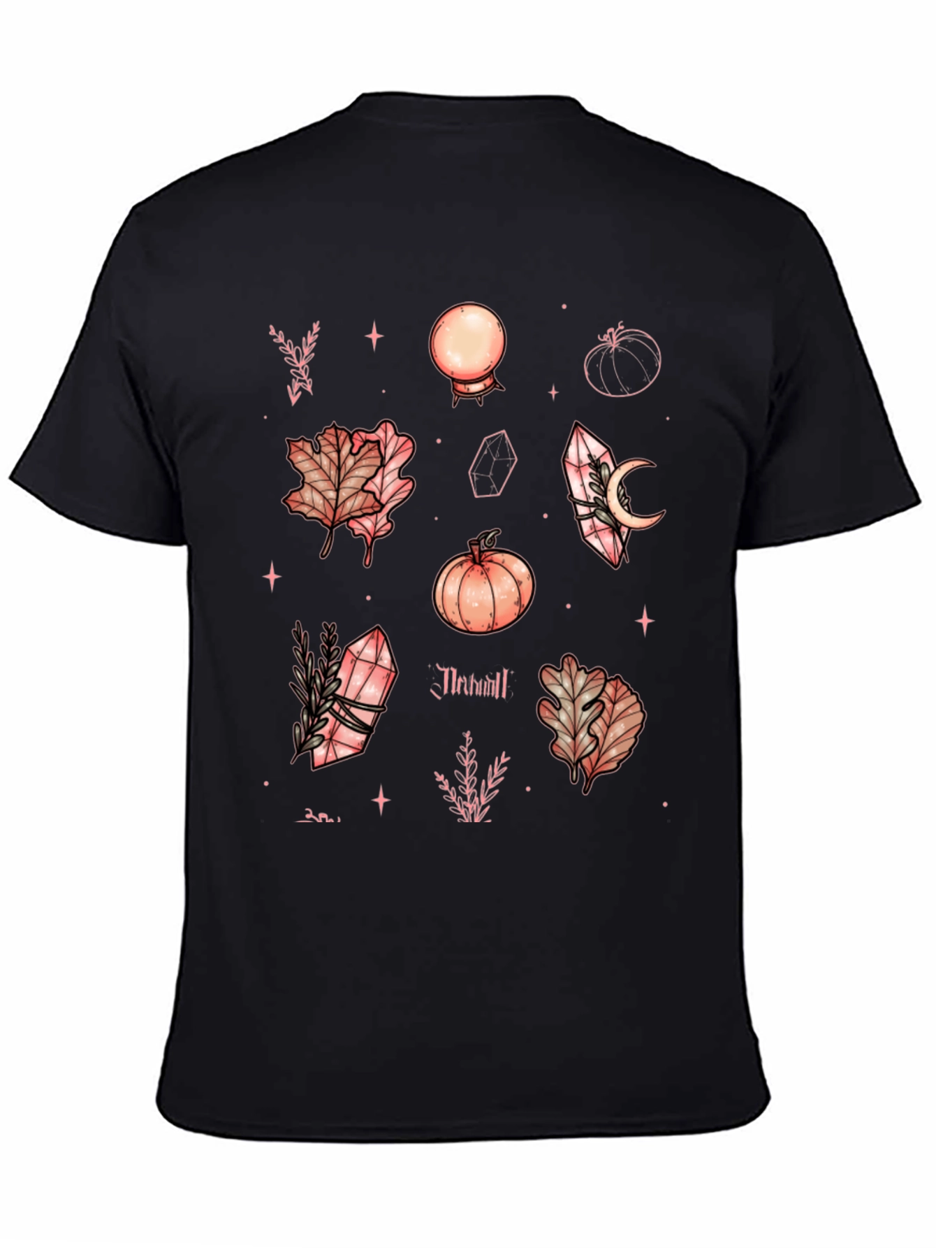 Autumnal Mystic Black T-Shirt