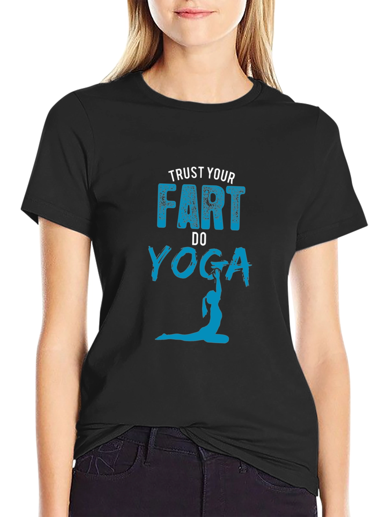 Trust Your Fart Do Yoga Graphic Tee