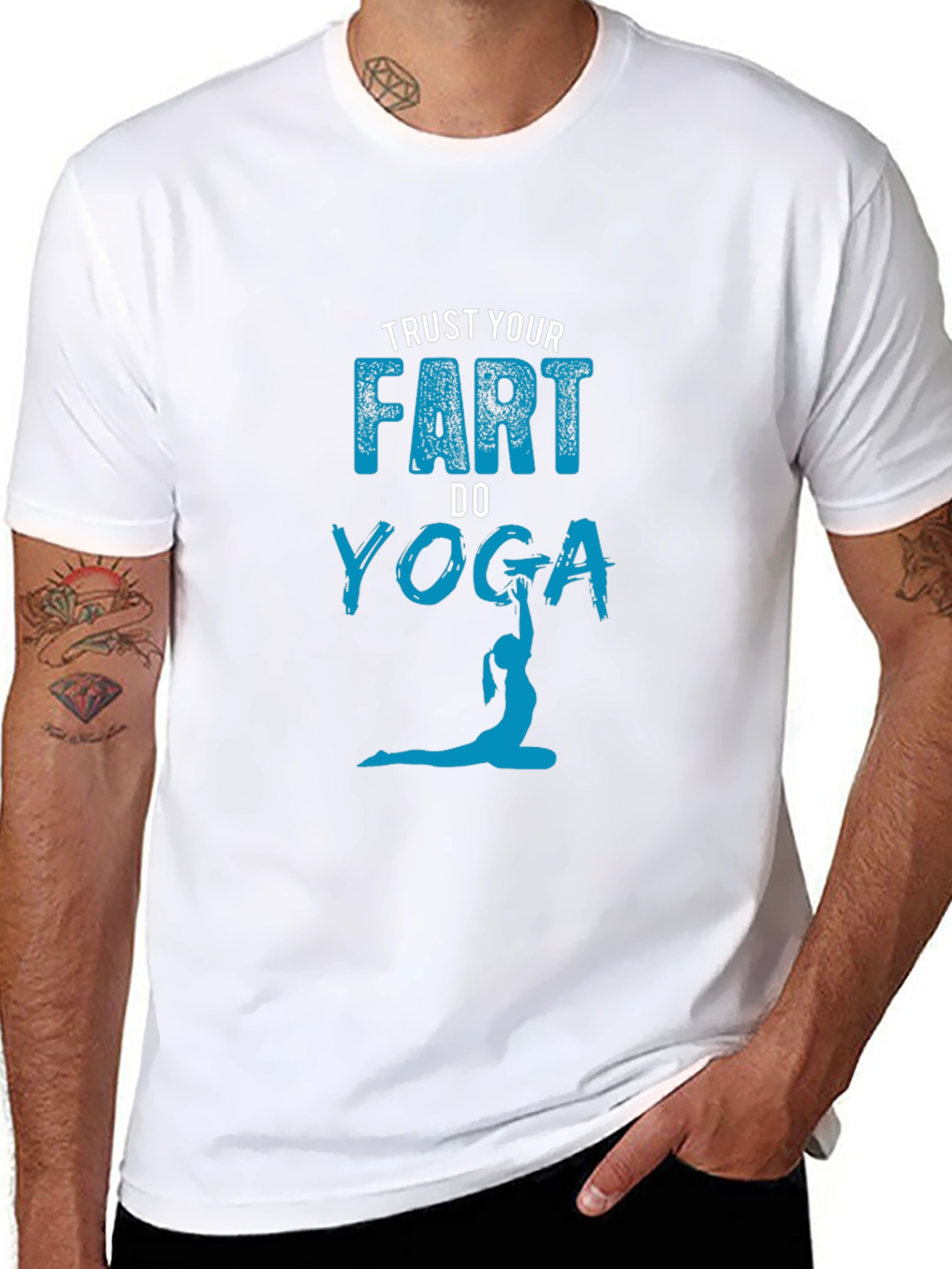 Trust Your Fart Do Yoga Graphic Tee