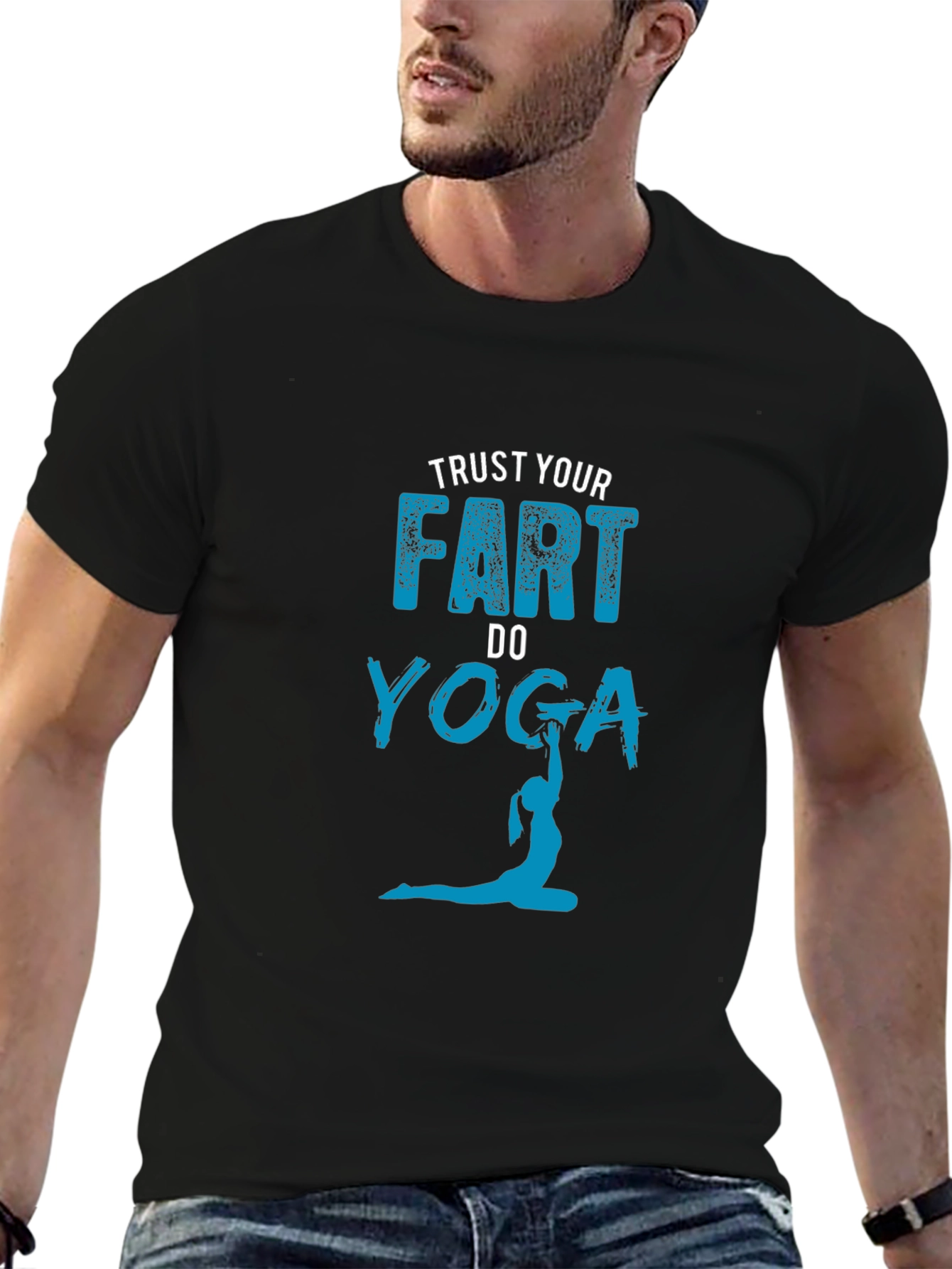 Trust Your Fart Do Yoga Graphic Tee