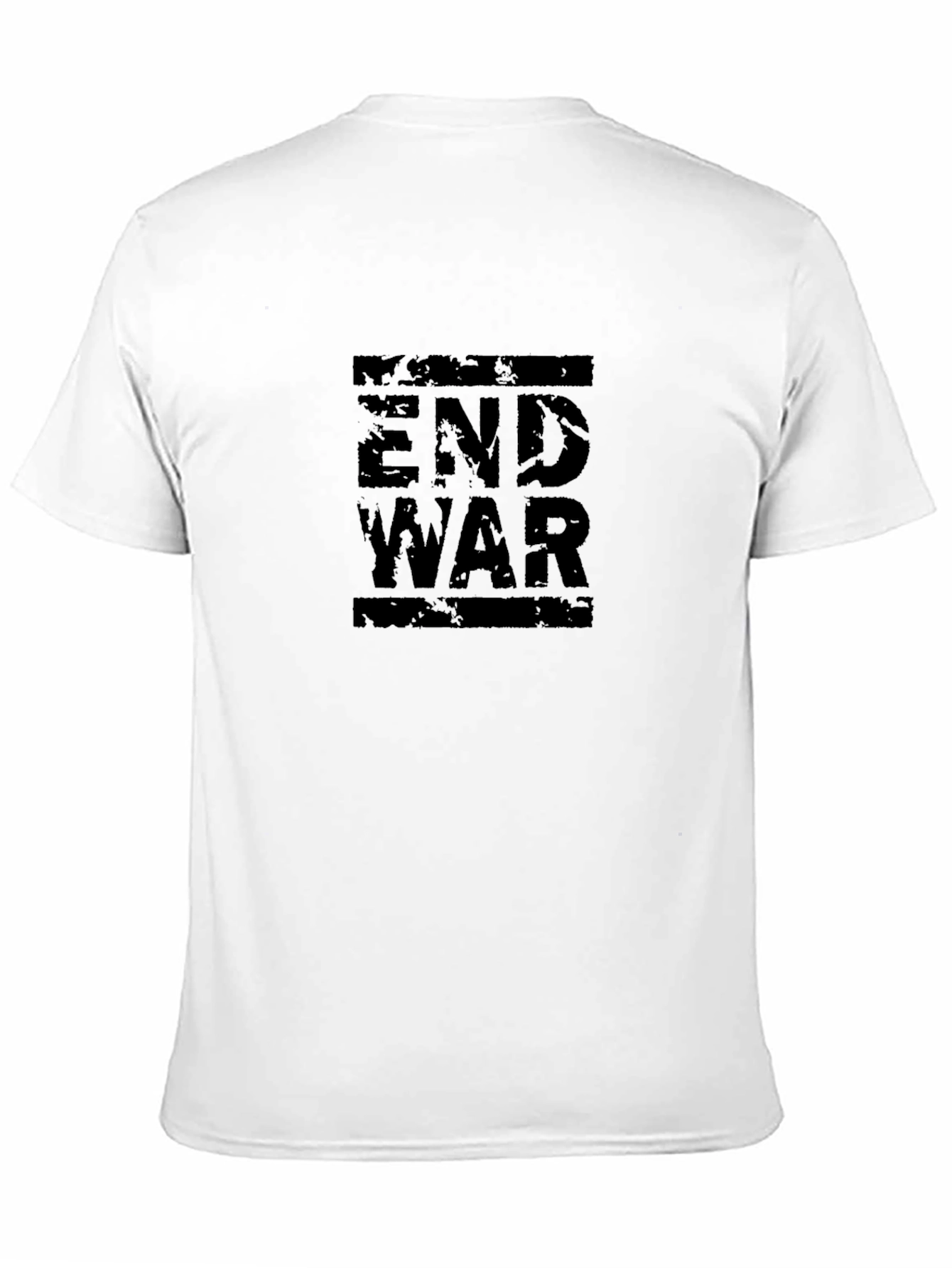 End War Graphic T-Shirt - Black Crew Neck Tee
